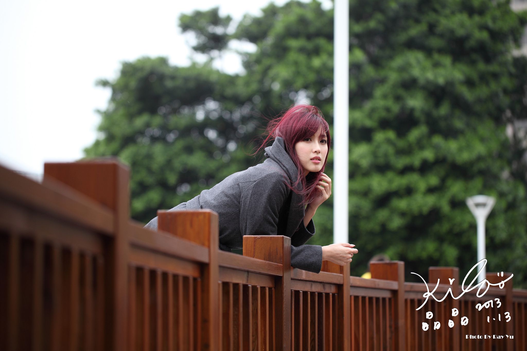 Kila晶晶/金允乔《街拍冬季风衣系列》-图69