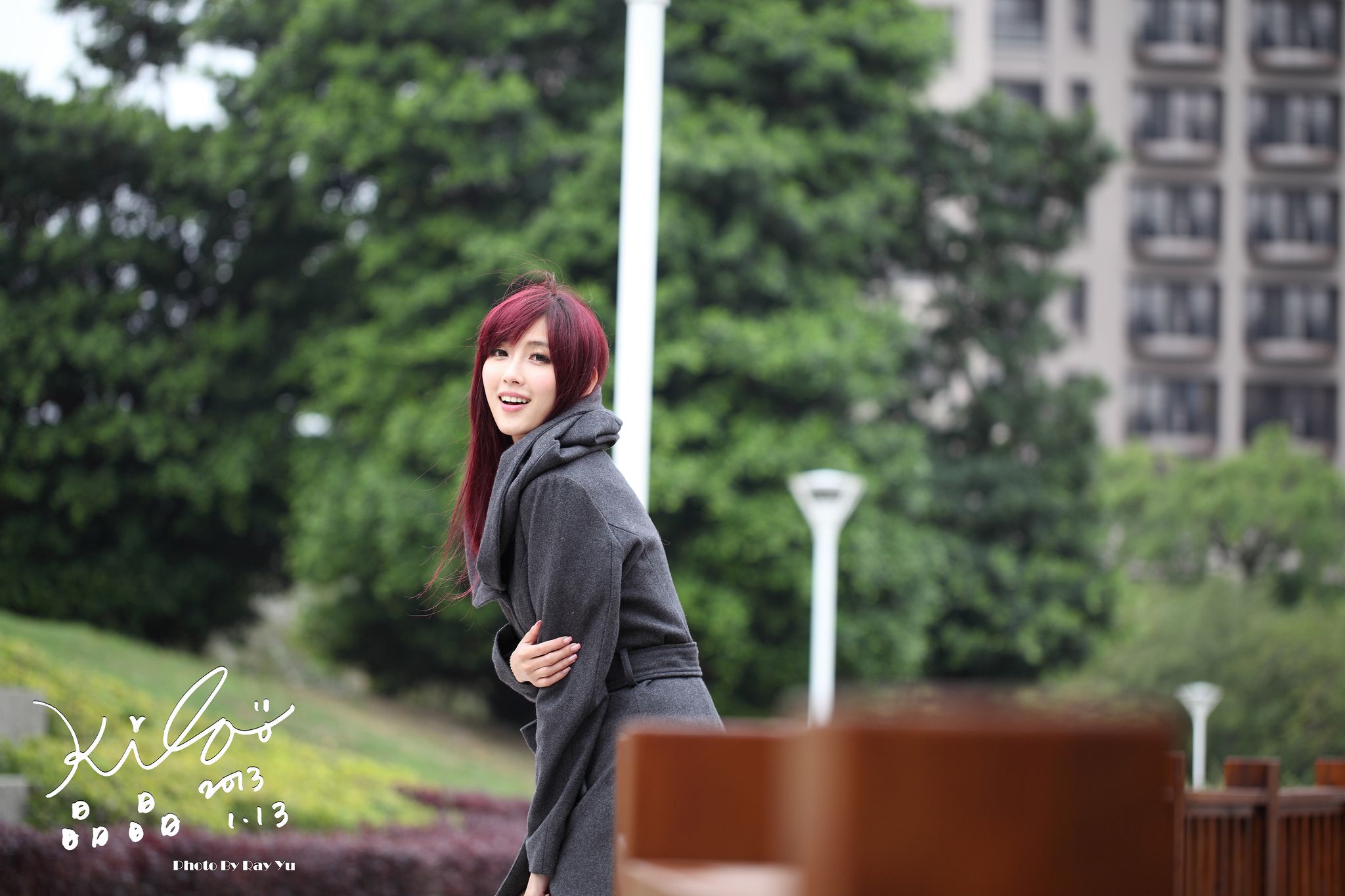 Kila晶晶/金允乔《街拍冬季风衣系列》-图73