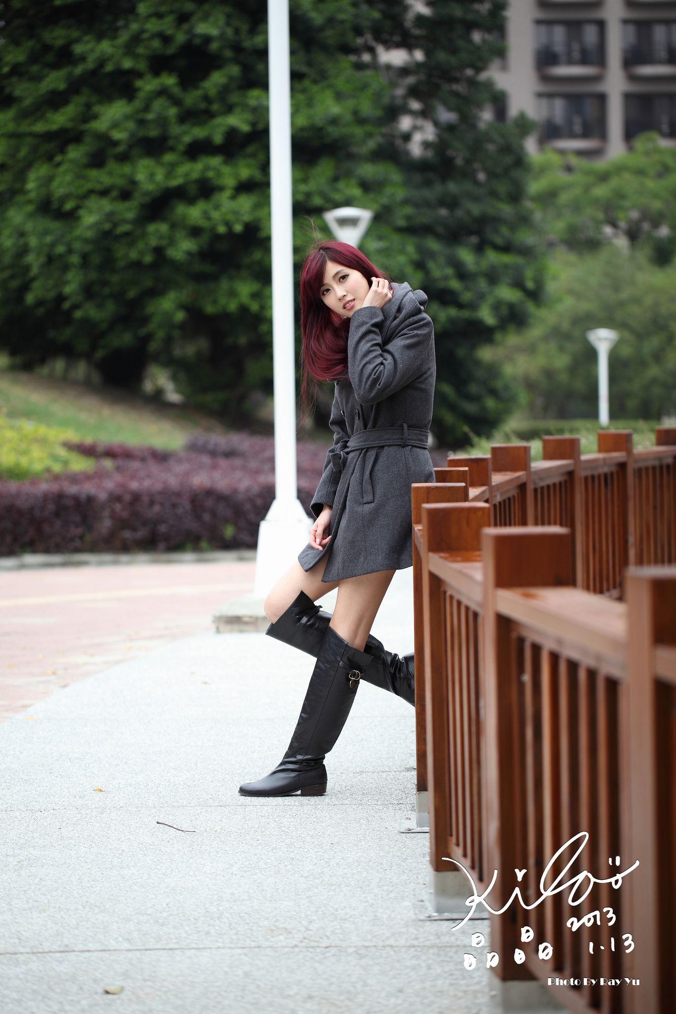 Kila晶晶/金允乔《街拍冬季风衣系列》-图74