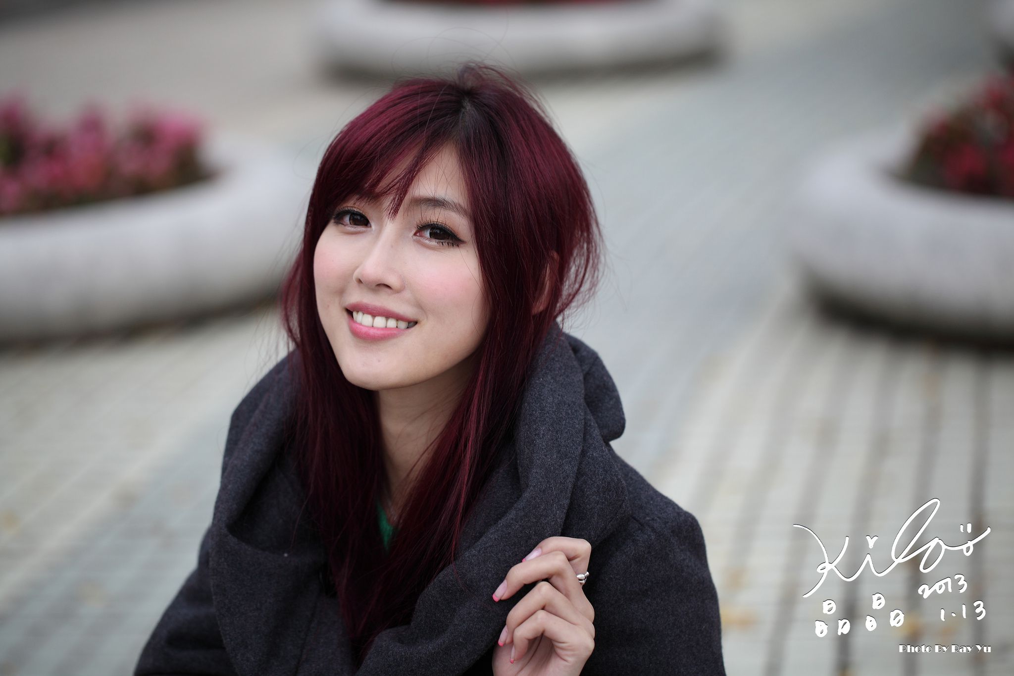 Kila晶晶/金允乔《街拍冬季风衣系列》-图76