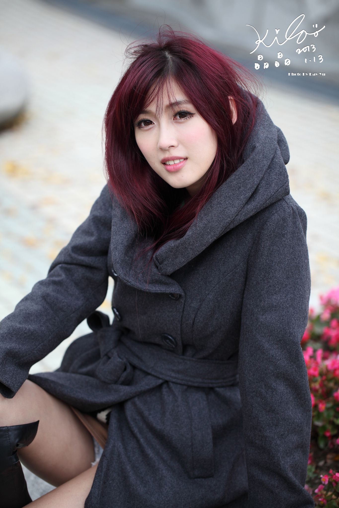 Kila晶晶/金允乔《街拍冬季风衣系列》-图80