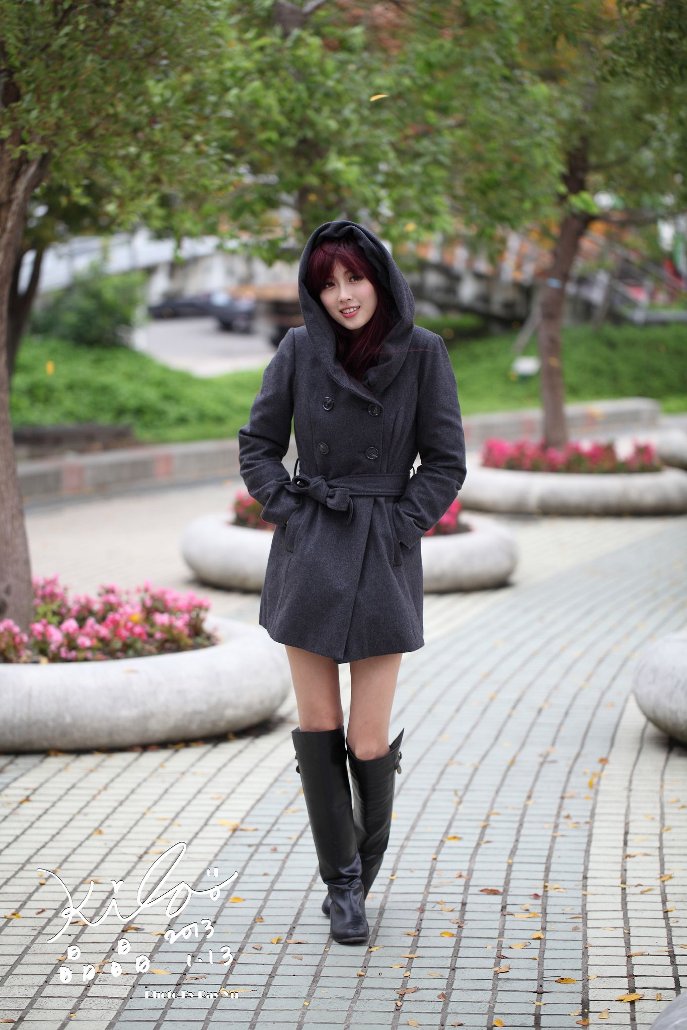 Kila晶晶/金允乔《街拍冬季风衣系列》-图83