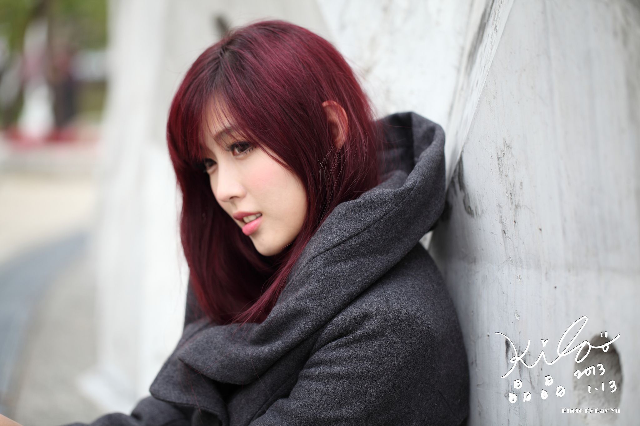 Kila晶晶/金允乔《街拍冬季风衣系列》-图85