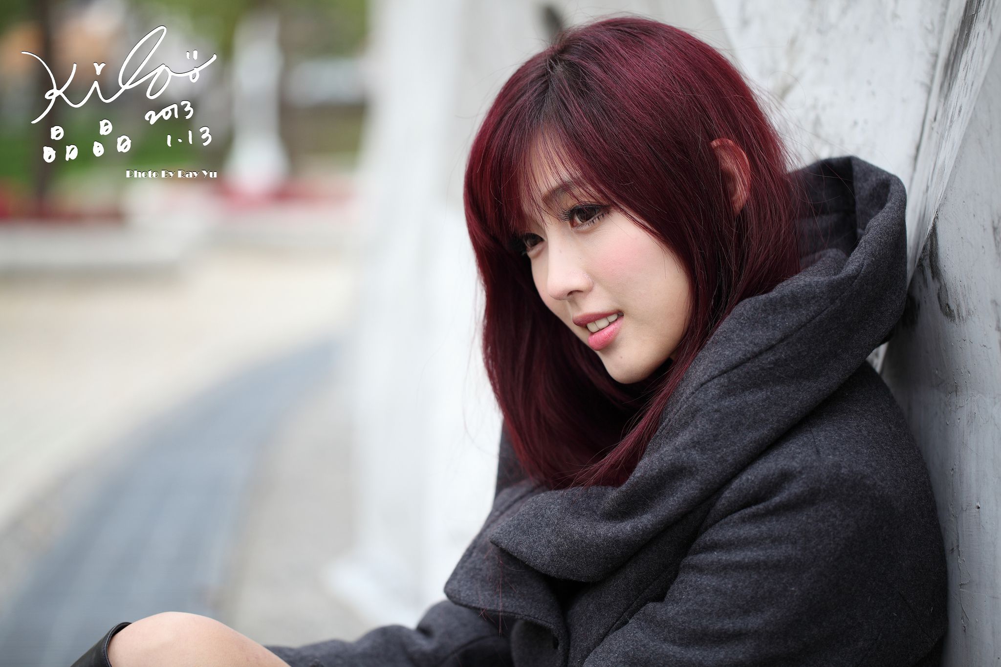 Kila晶晶/金允乔《街拍冬季风衣系列》-图86