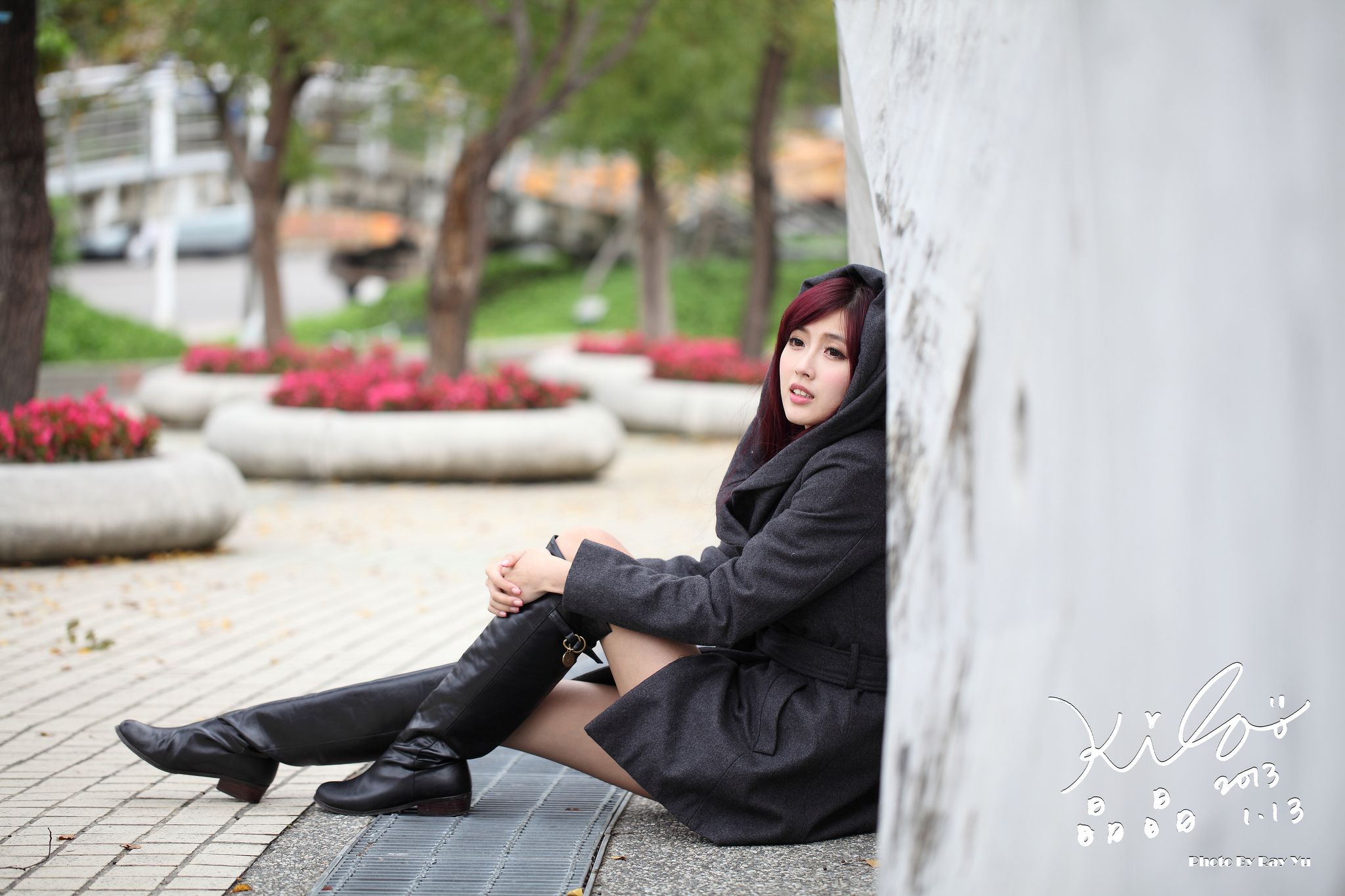 Kila晶晶/金允乔《街拍冬季风衣系列》-图96