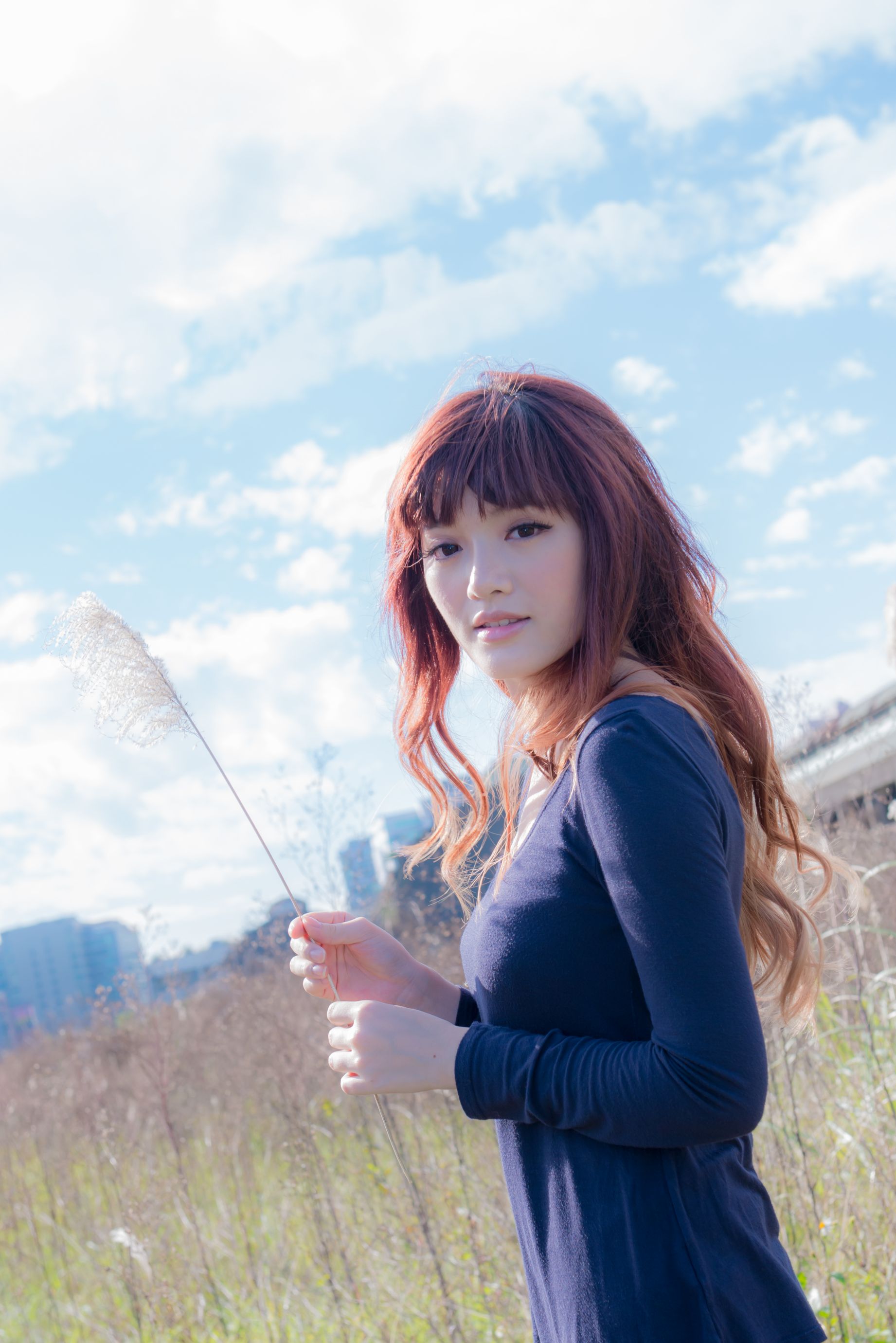 台湾正妹林岗怡Didy《废墟车站唯美外拍》-图17