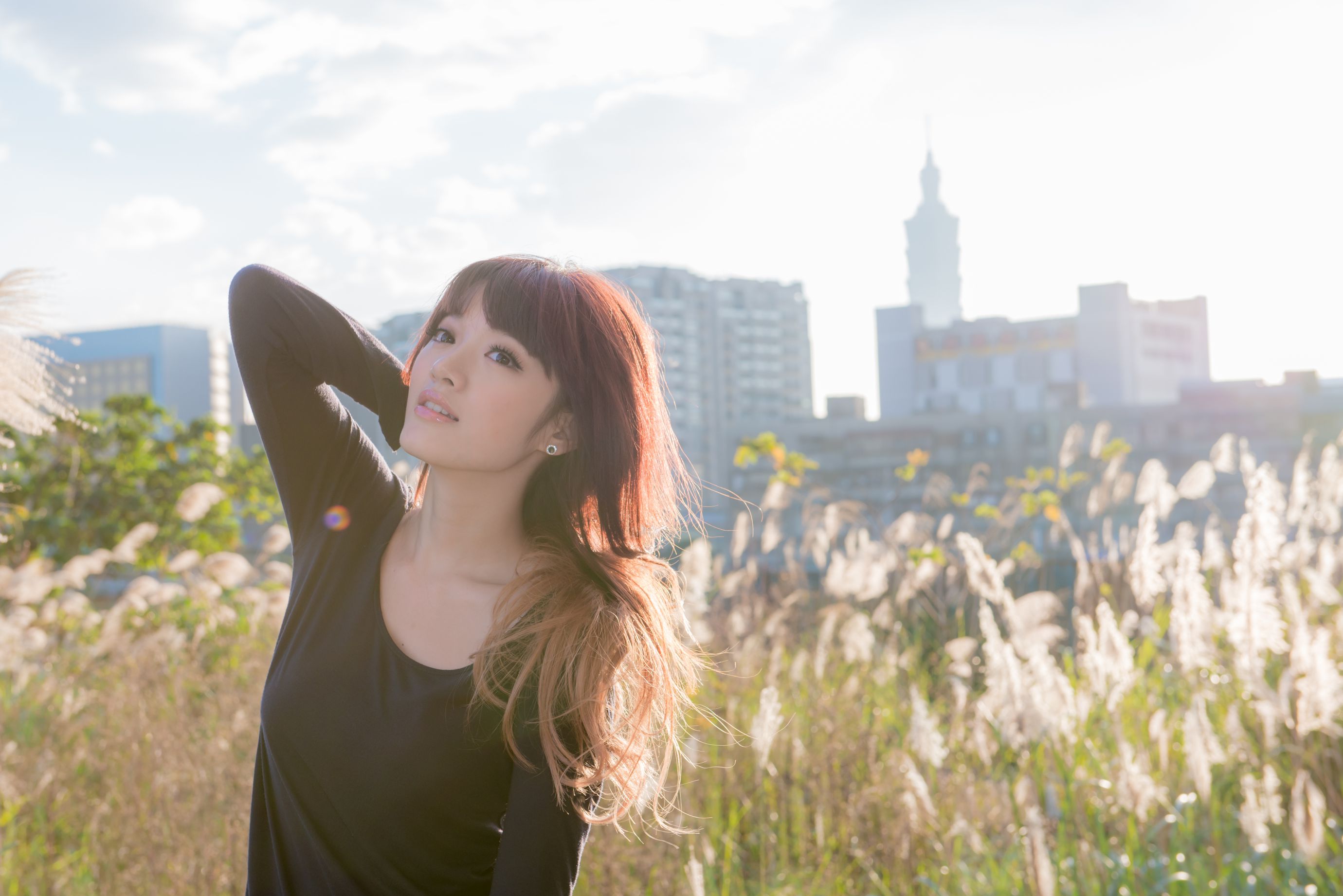 台湾正妹林岗怡Didy《废墟车站唯美外拍》-图35