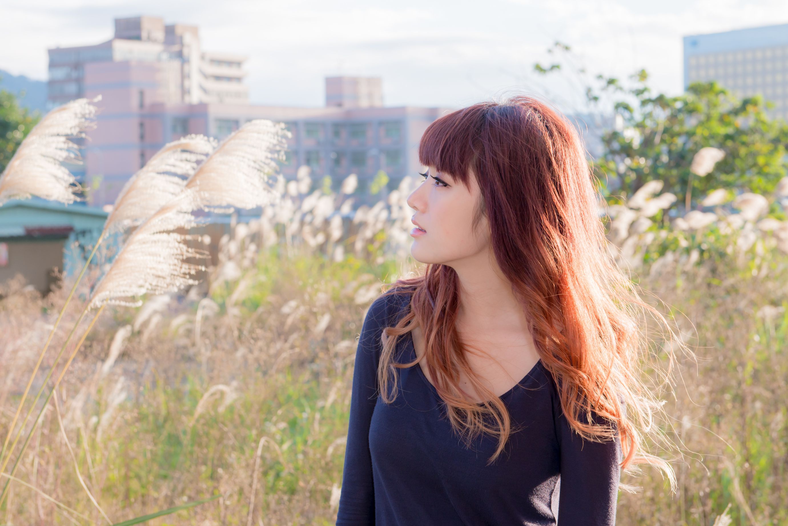 台湾正妹林岗怡Didy《废墟车站唯美外拍》-图36