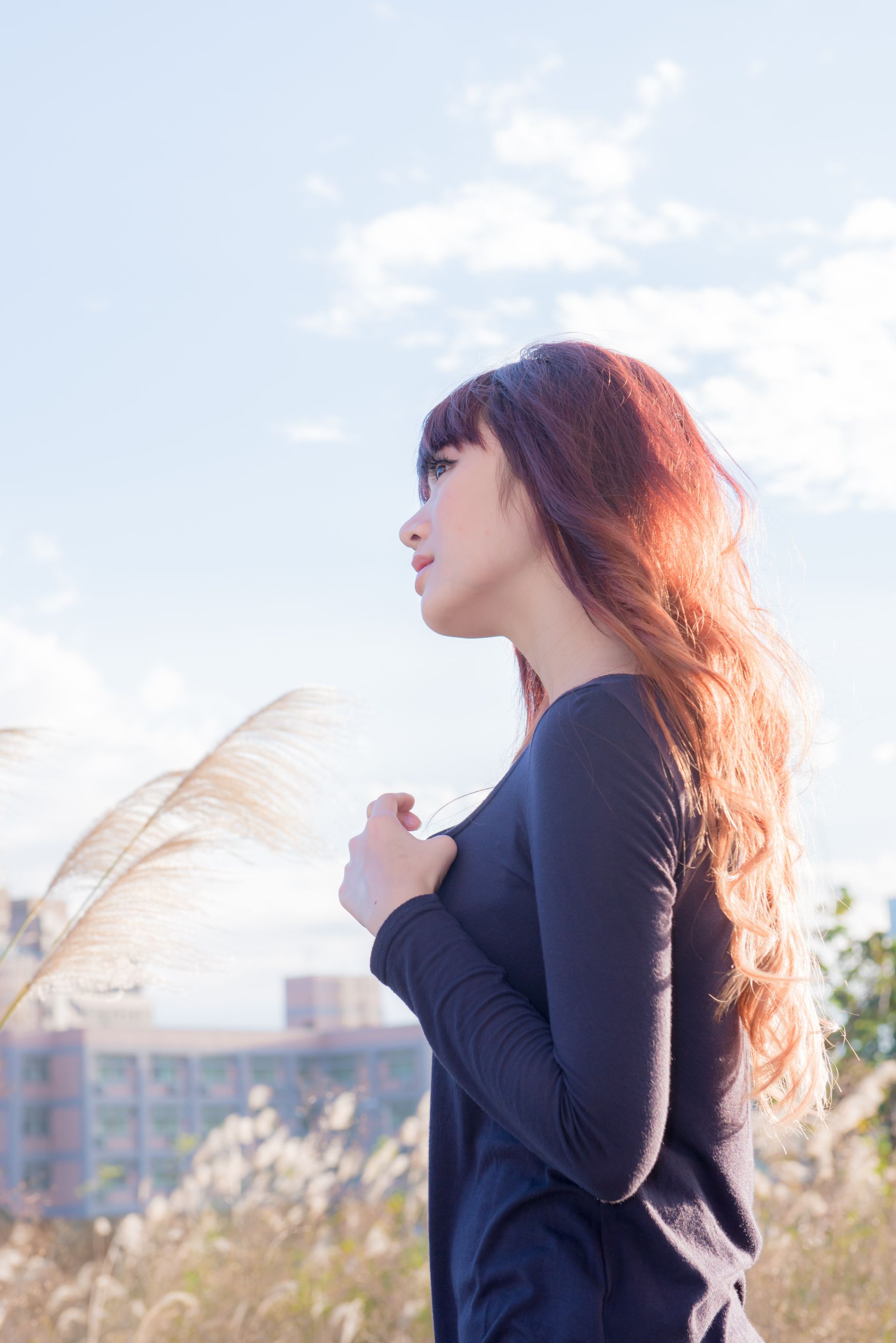 台湾正妹林岗怡Didy《废墟车站唯美外拍》-图44