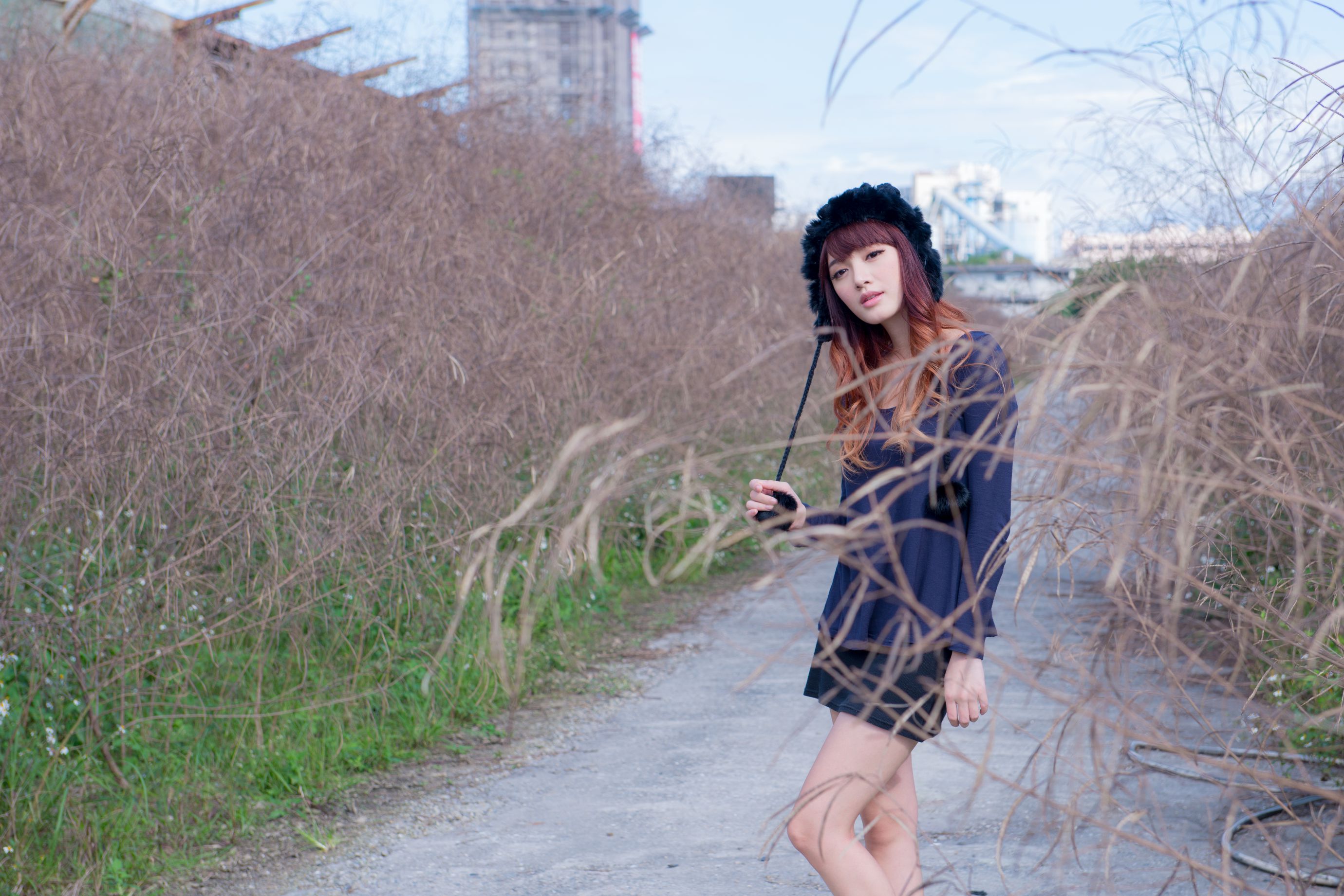 台湾正妹林岗怡Didy《废墟车站唯美外拍》-图51