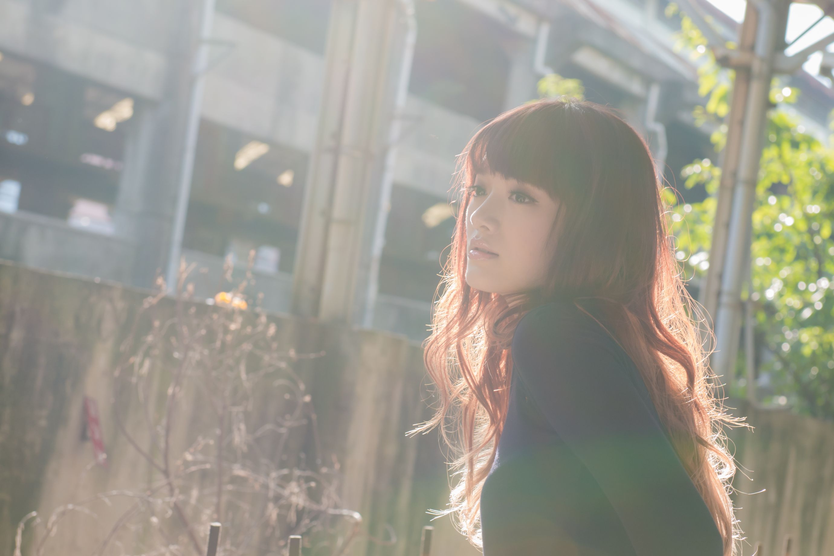 台湾正妹林岗怡Didy《废墟车站唯美外拍》-图57