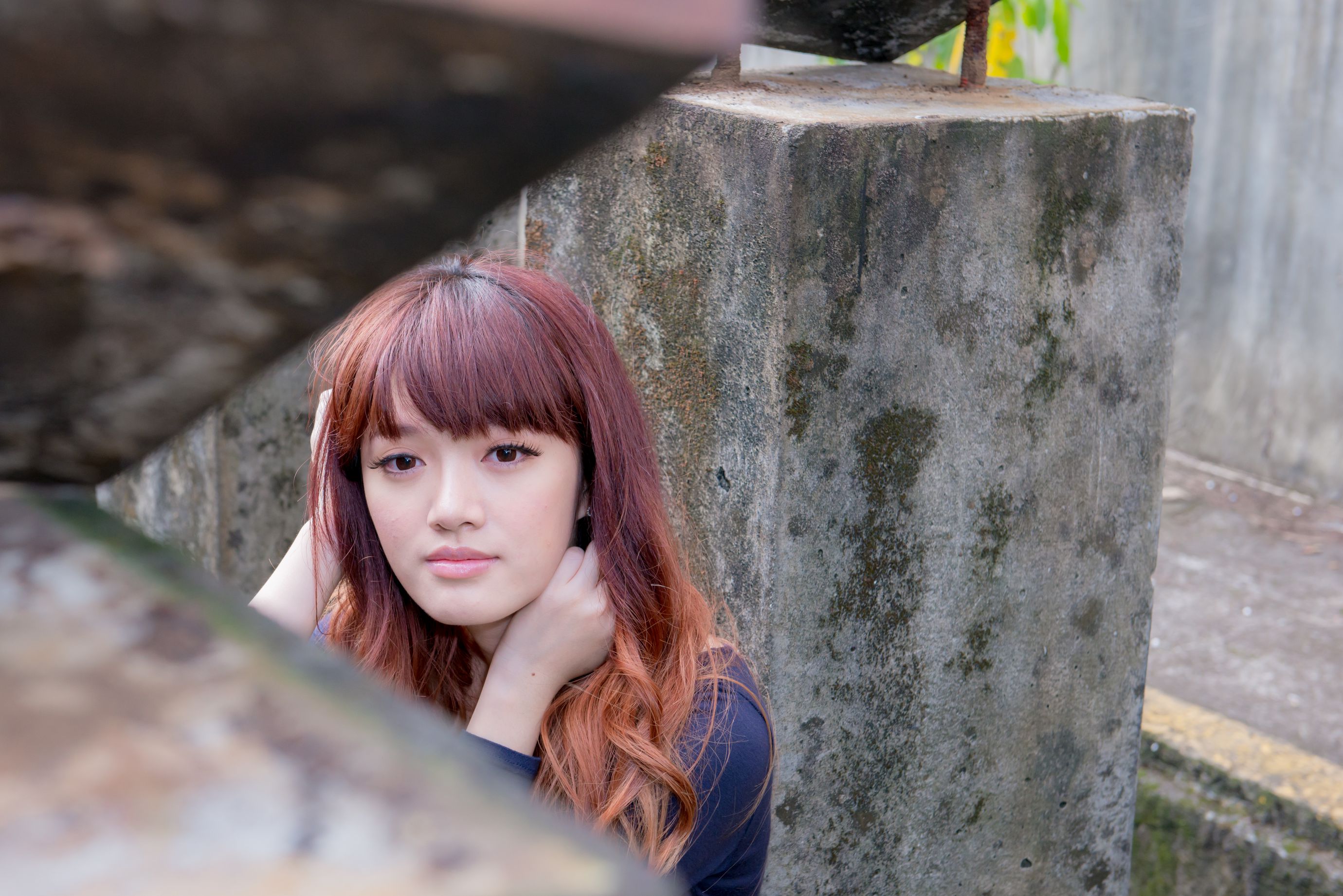 台湾正妹林岗怡Didy《废墟车站唯美外拍》-图58