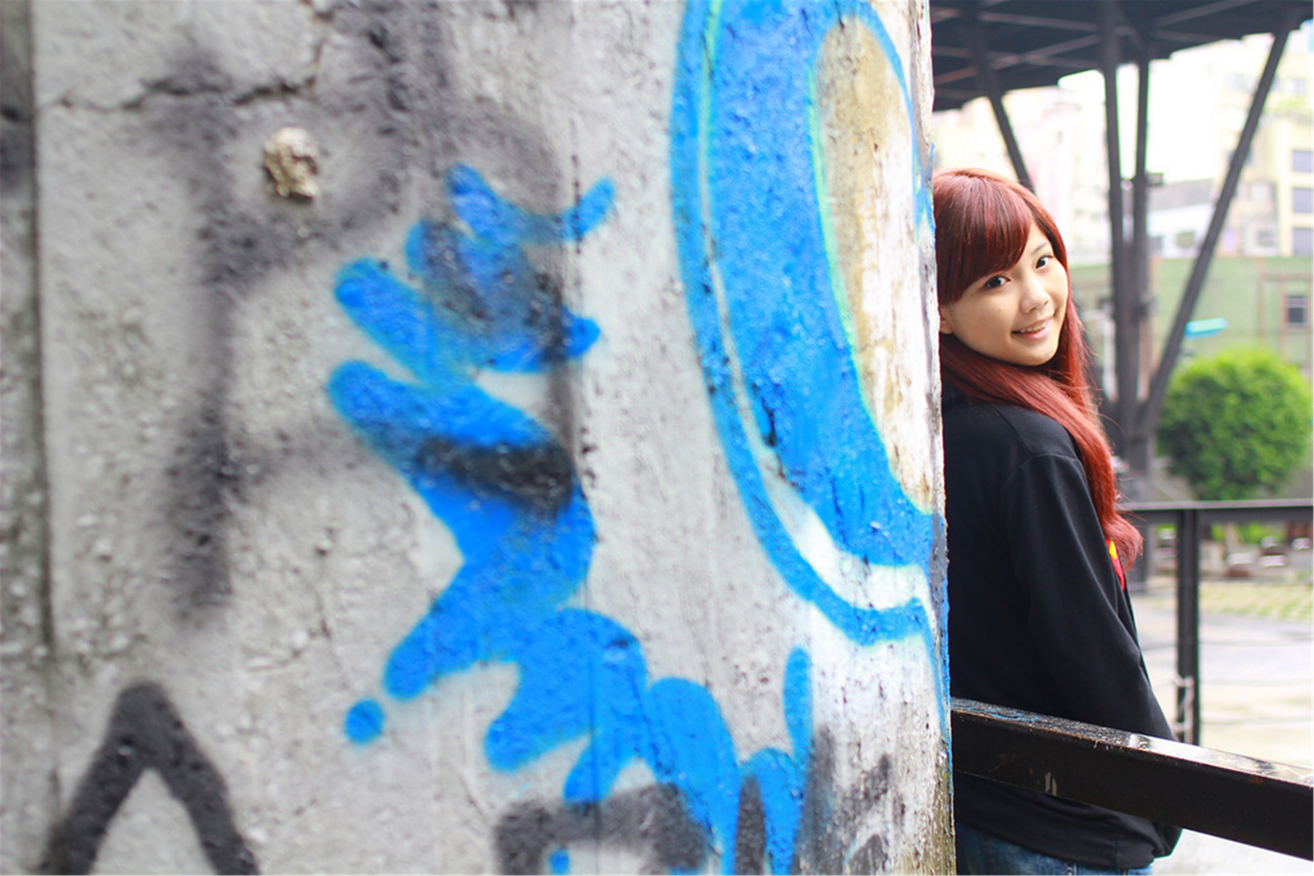 台湾美少女小静《電影公園外拍》-图9