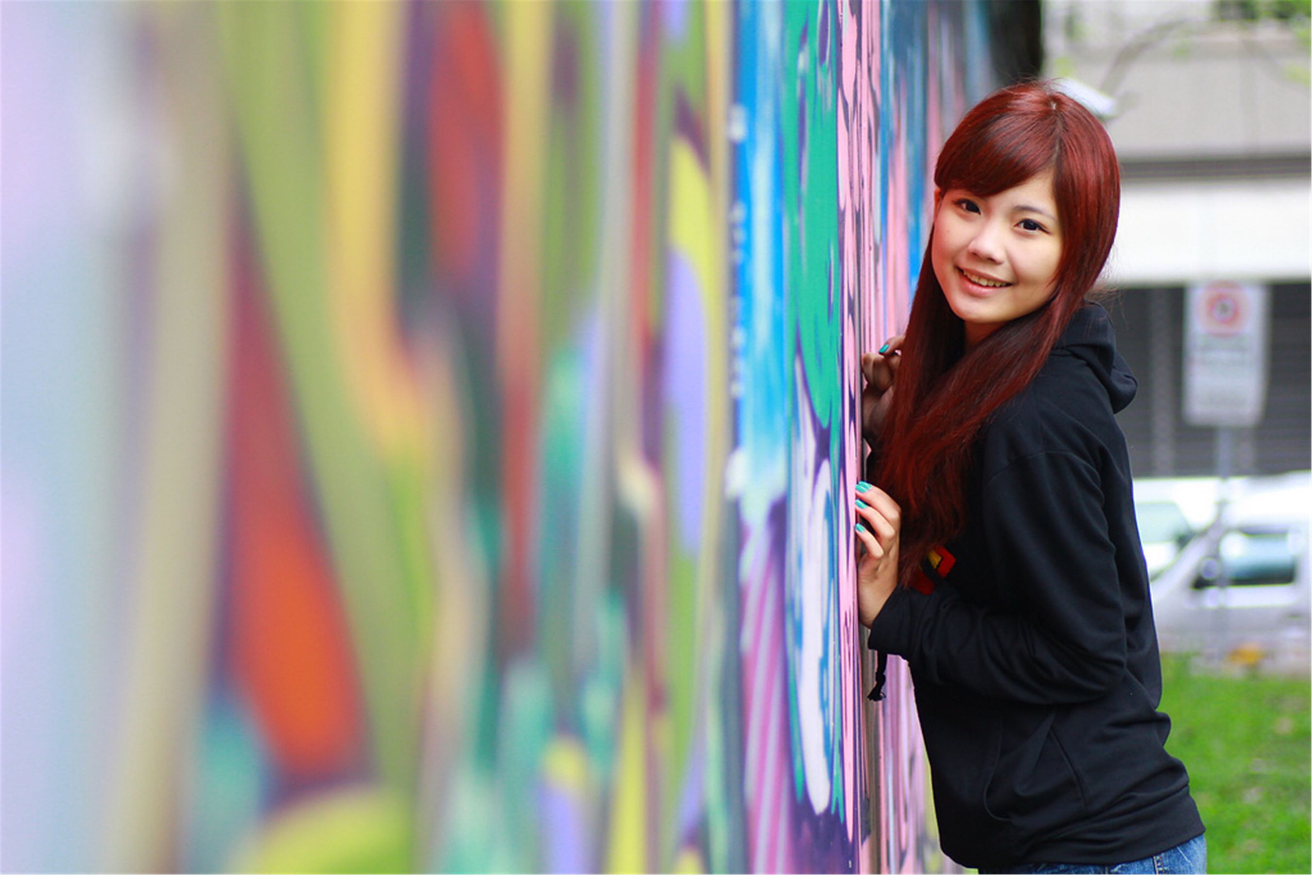 台湾美少女小静《電影公園外拍》-图12