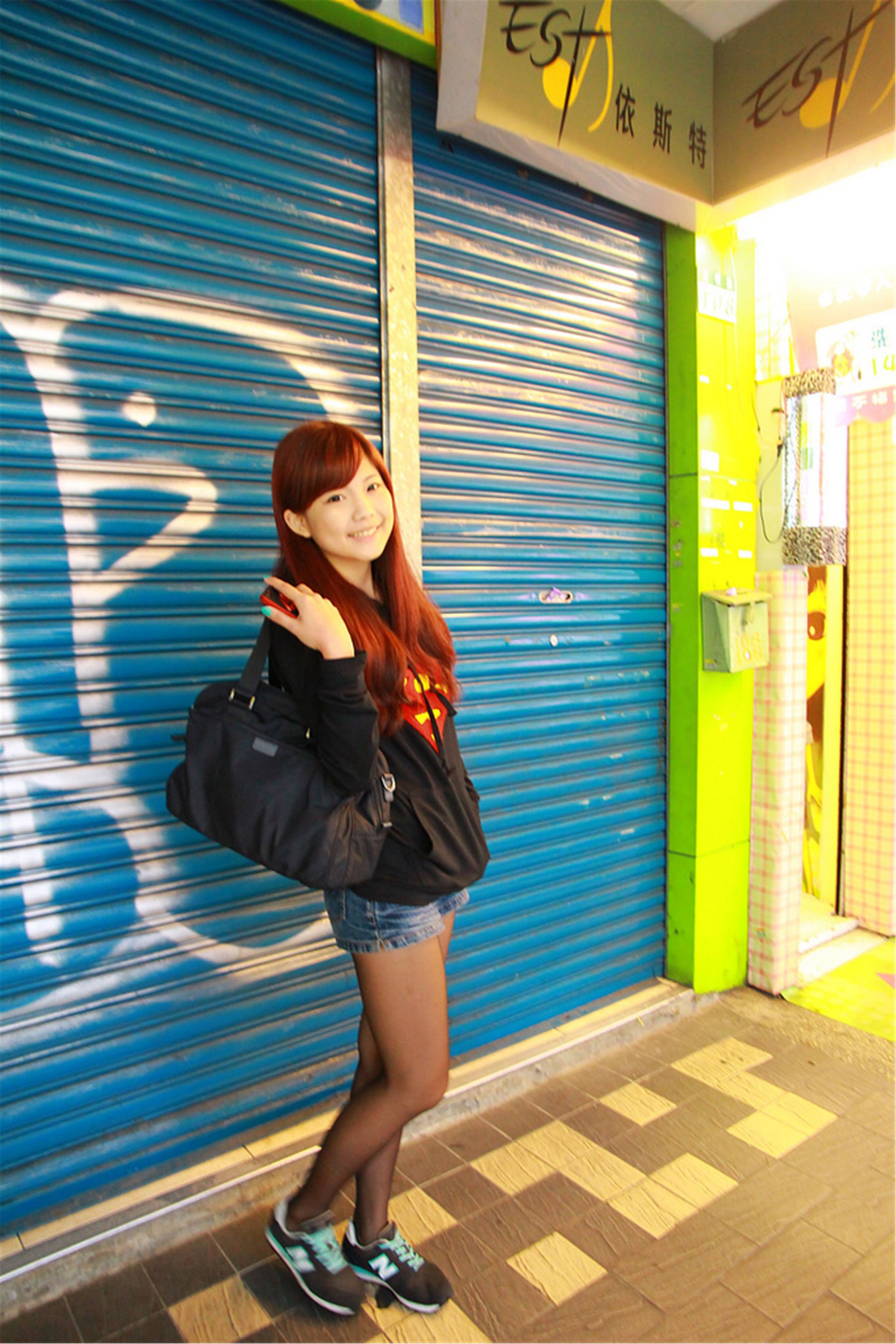 台湾美少女小静《電影公園外拍》-图26