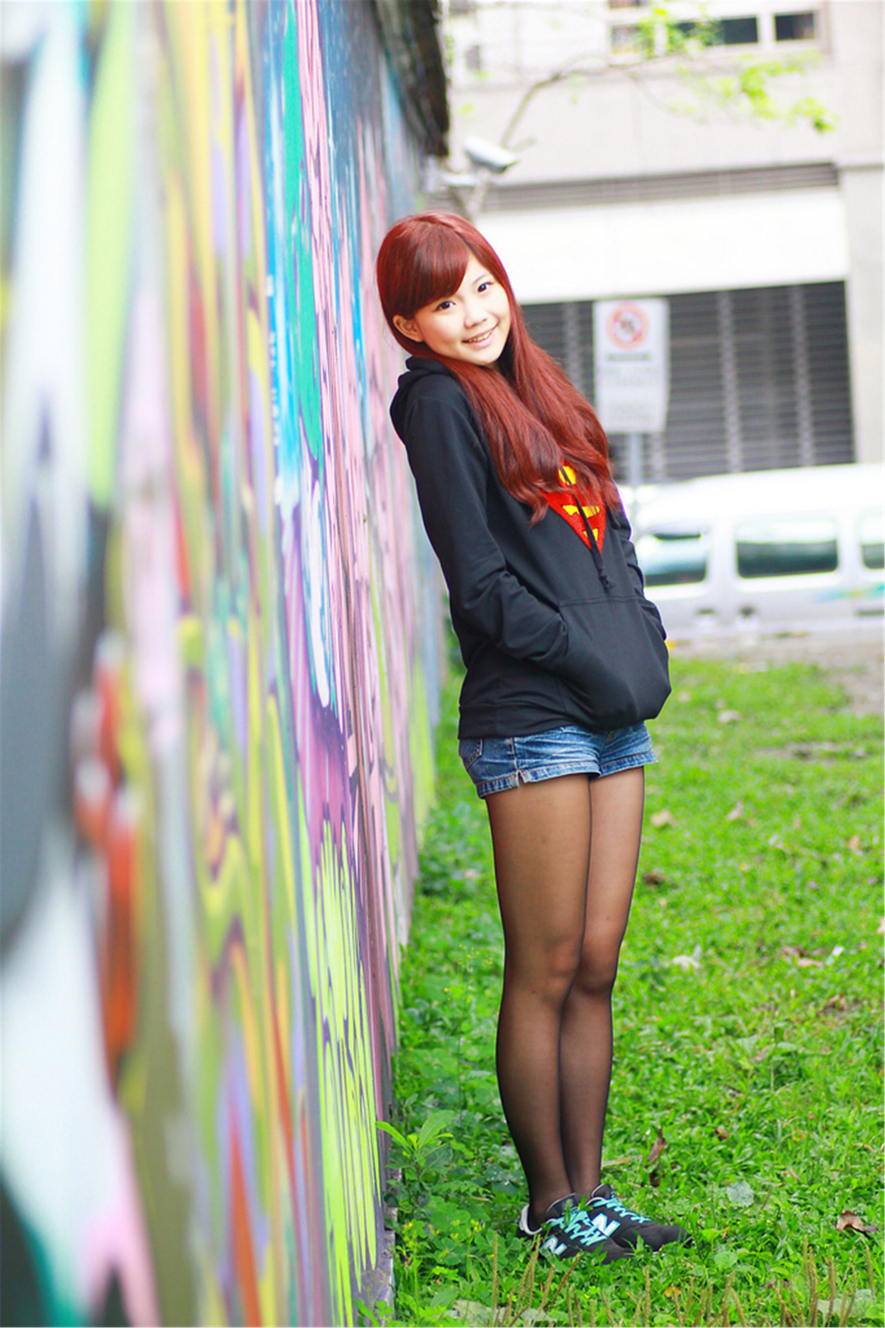 台湾美少女小静《電影公園外拍》-图32