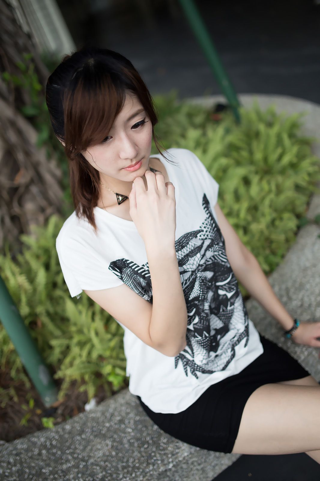 台湾模特Queena/林茉晶《公园外拍》-图19