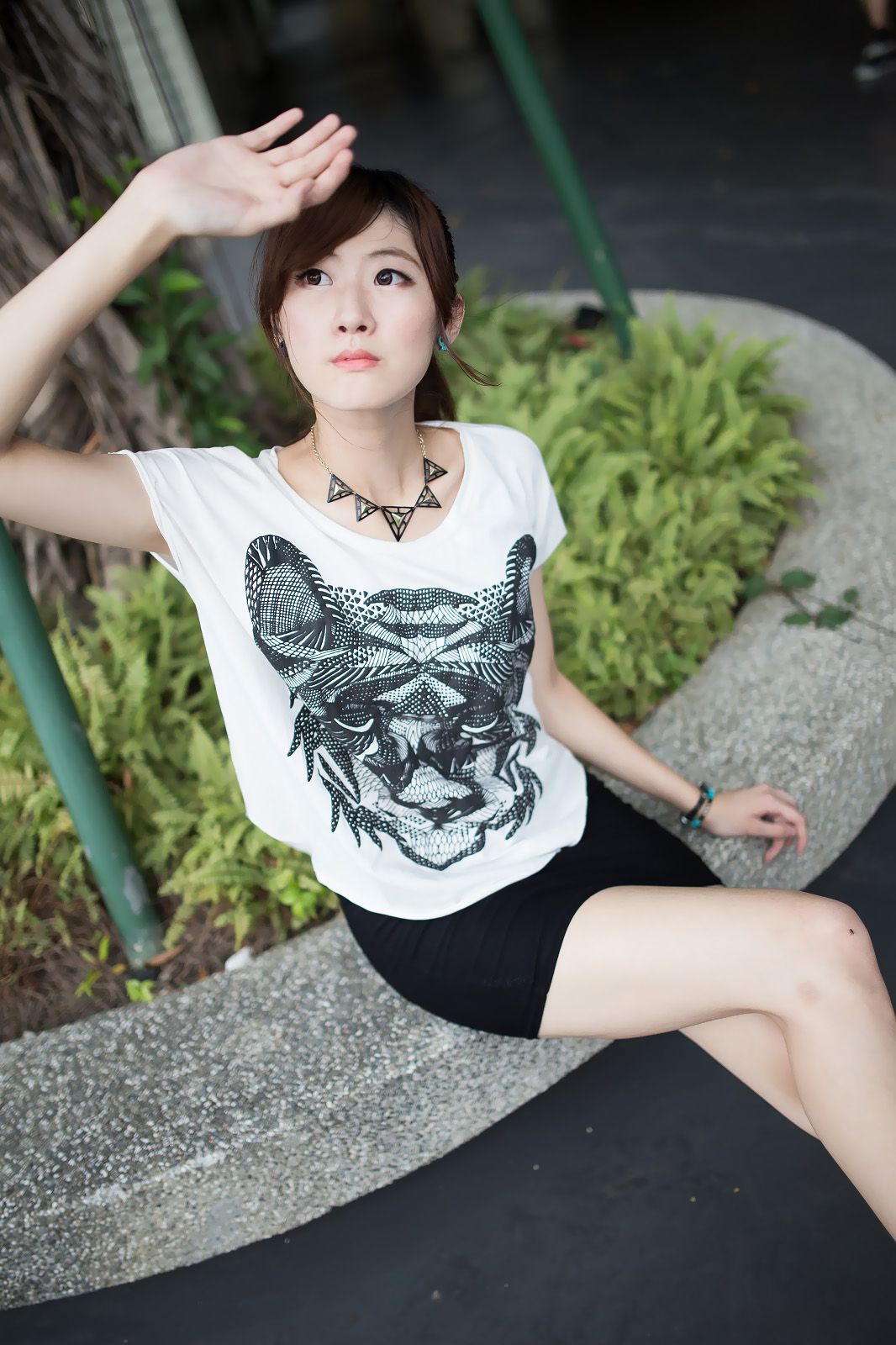 台湾模特Queena/林茉晶《公园外拍》-图25