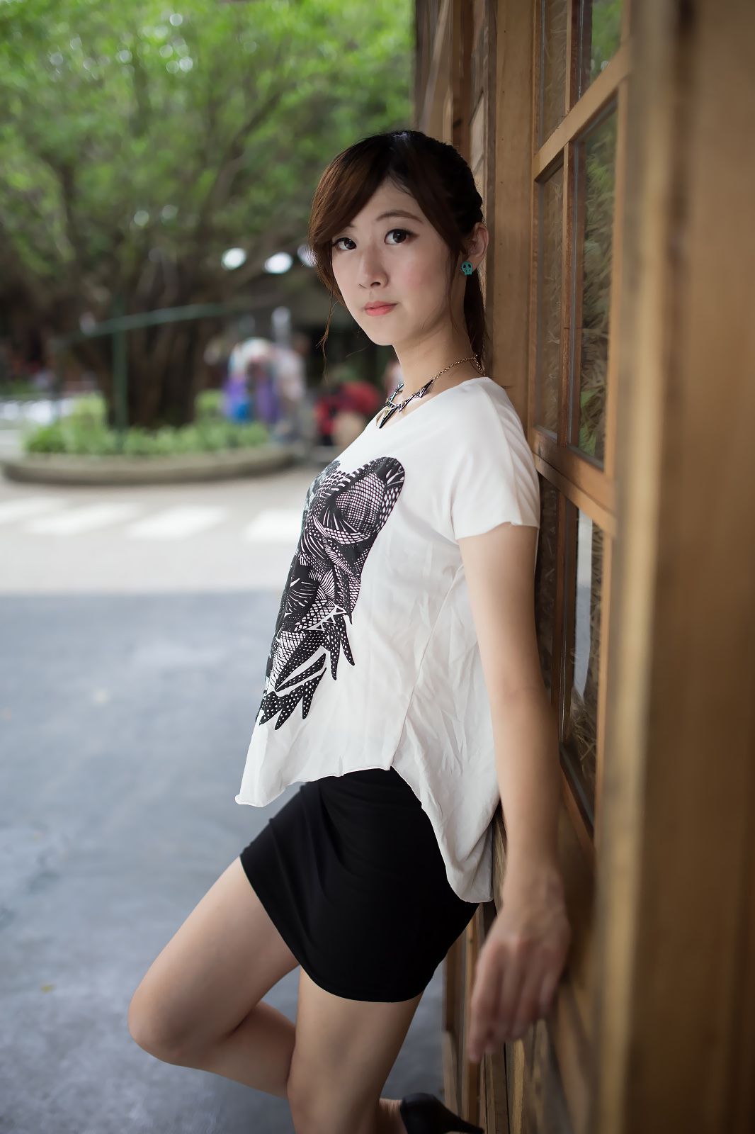 台湾模特Queena/林茉晶《公园外拍》-图26