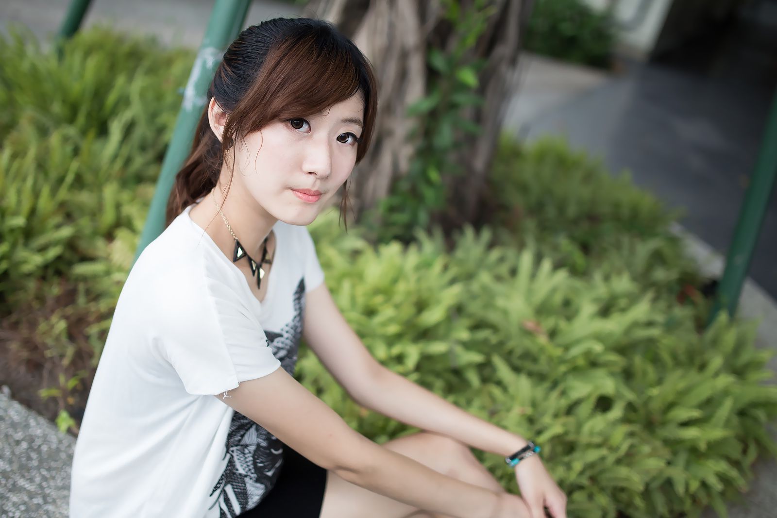 台湾模特Queena/林茉晶《公园外拍》-图30