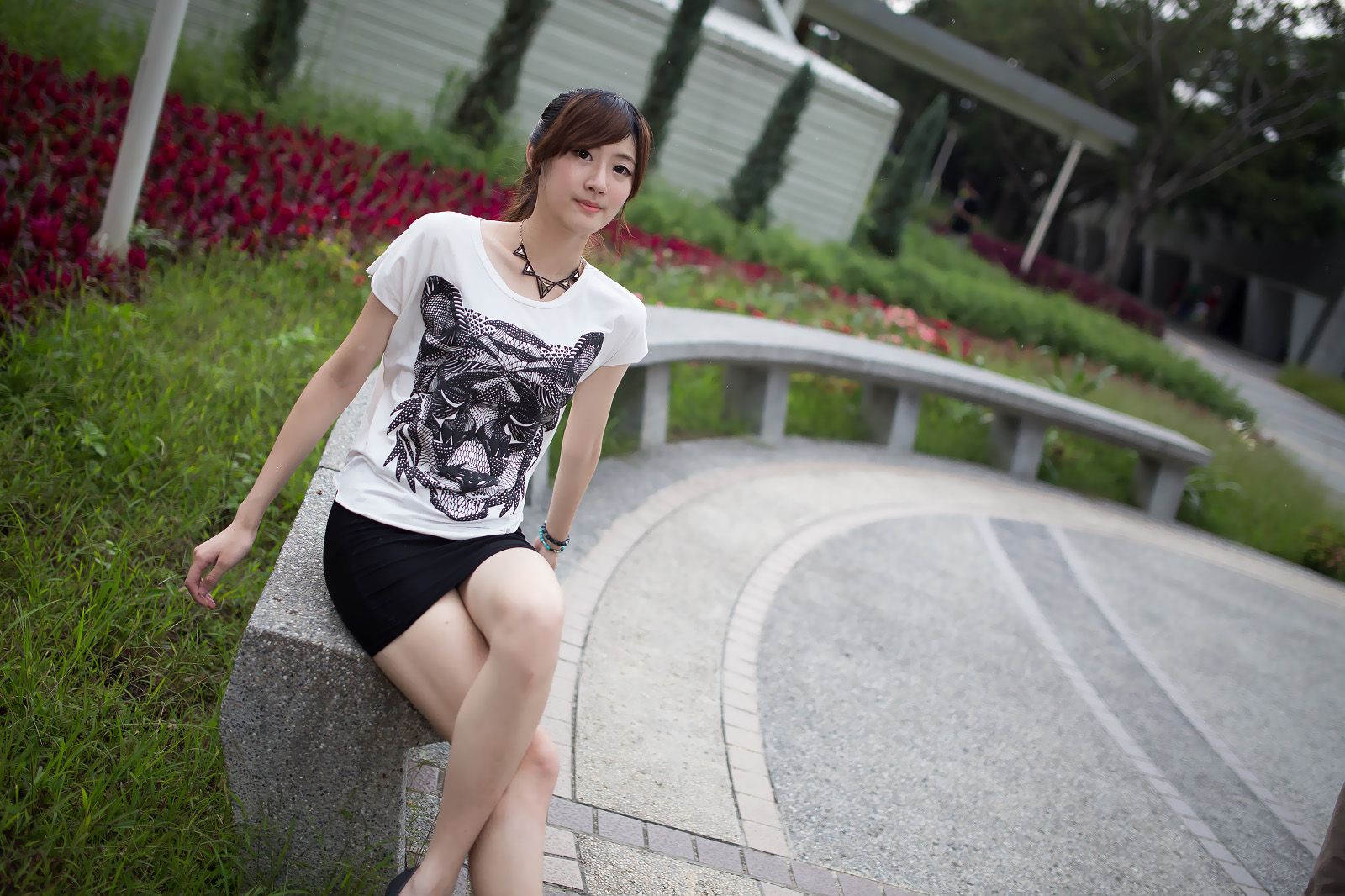 台湾模特Queena/林茉晶《公园外拍》-图33