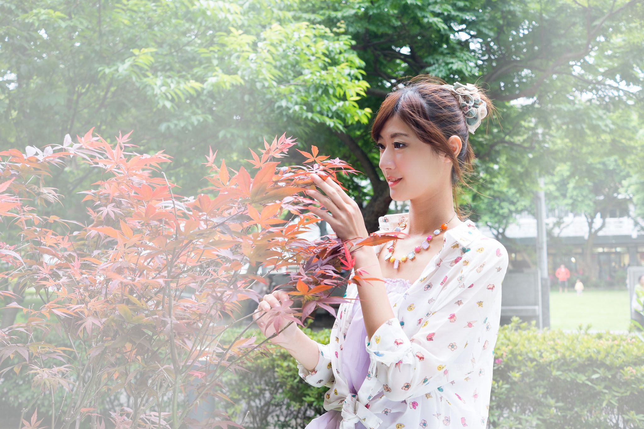 台湾模特Queena/林茉晶《公园外拍》-图44