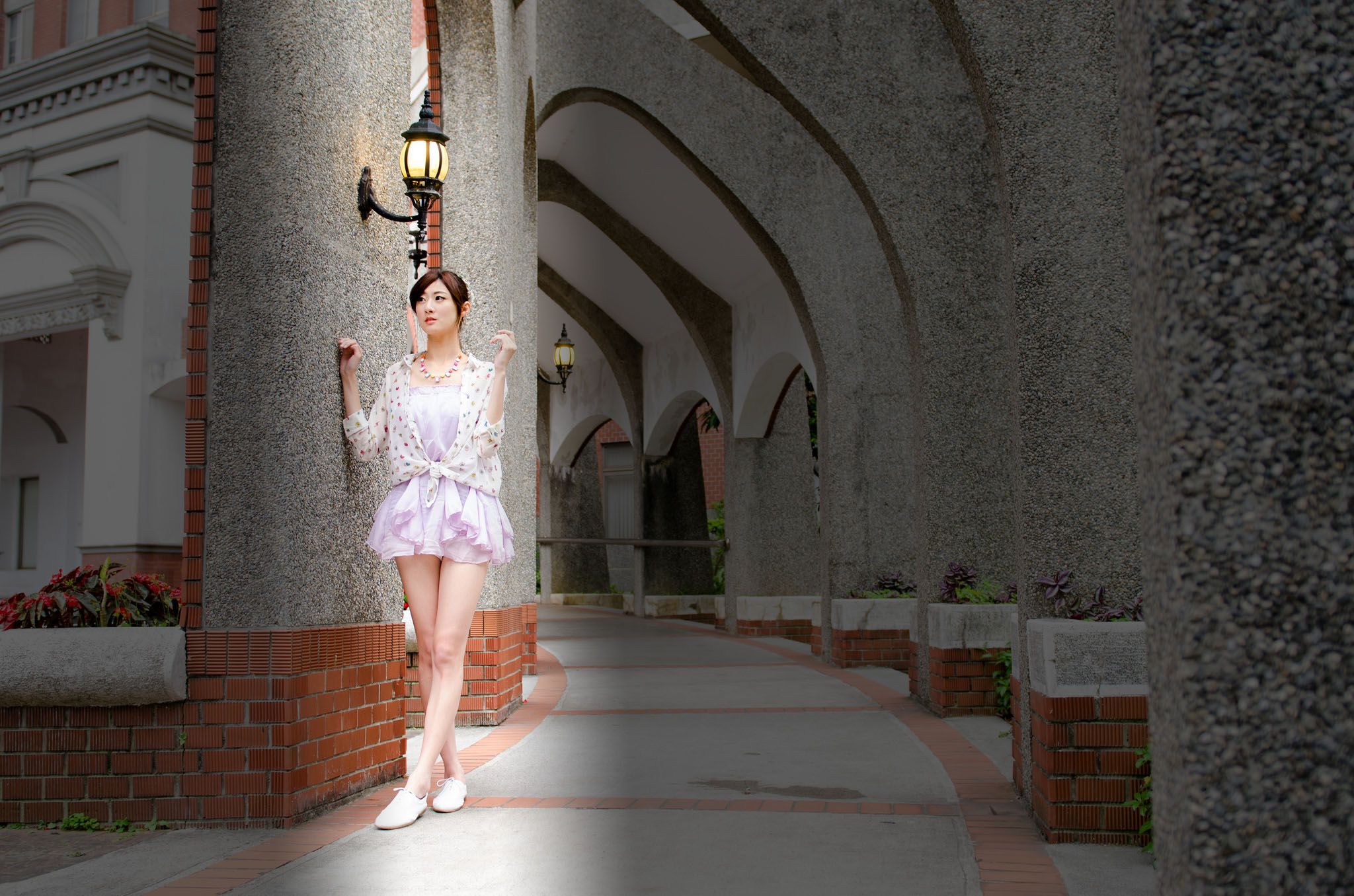 台湾模特Queena/林茉晶《公园外拍》-图48