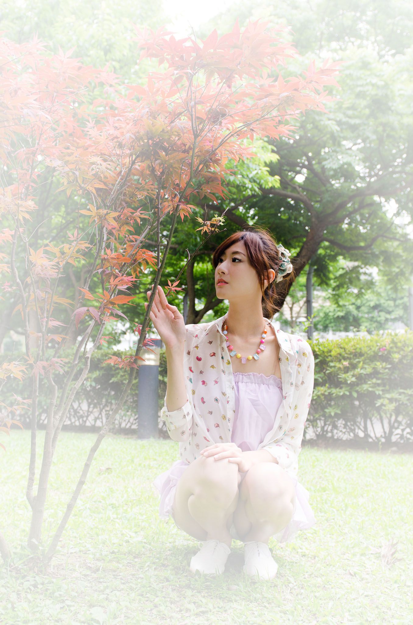 台湾模特Queena/林茉晶《公园外拍》-图54