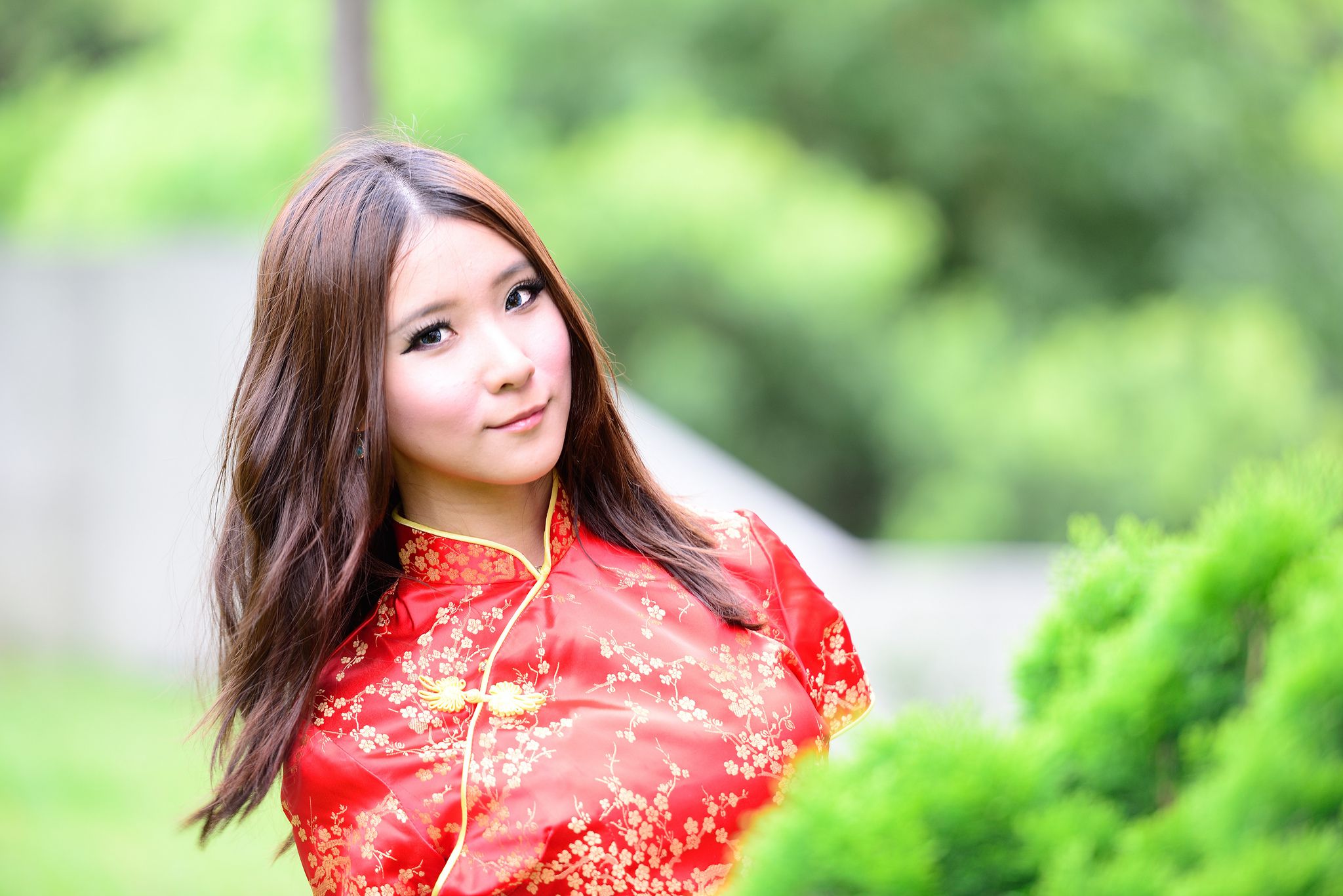 台湾模特阿布《红黑旗袍系列外拍》-图52