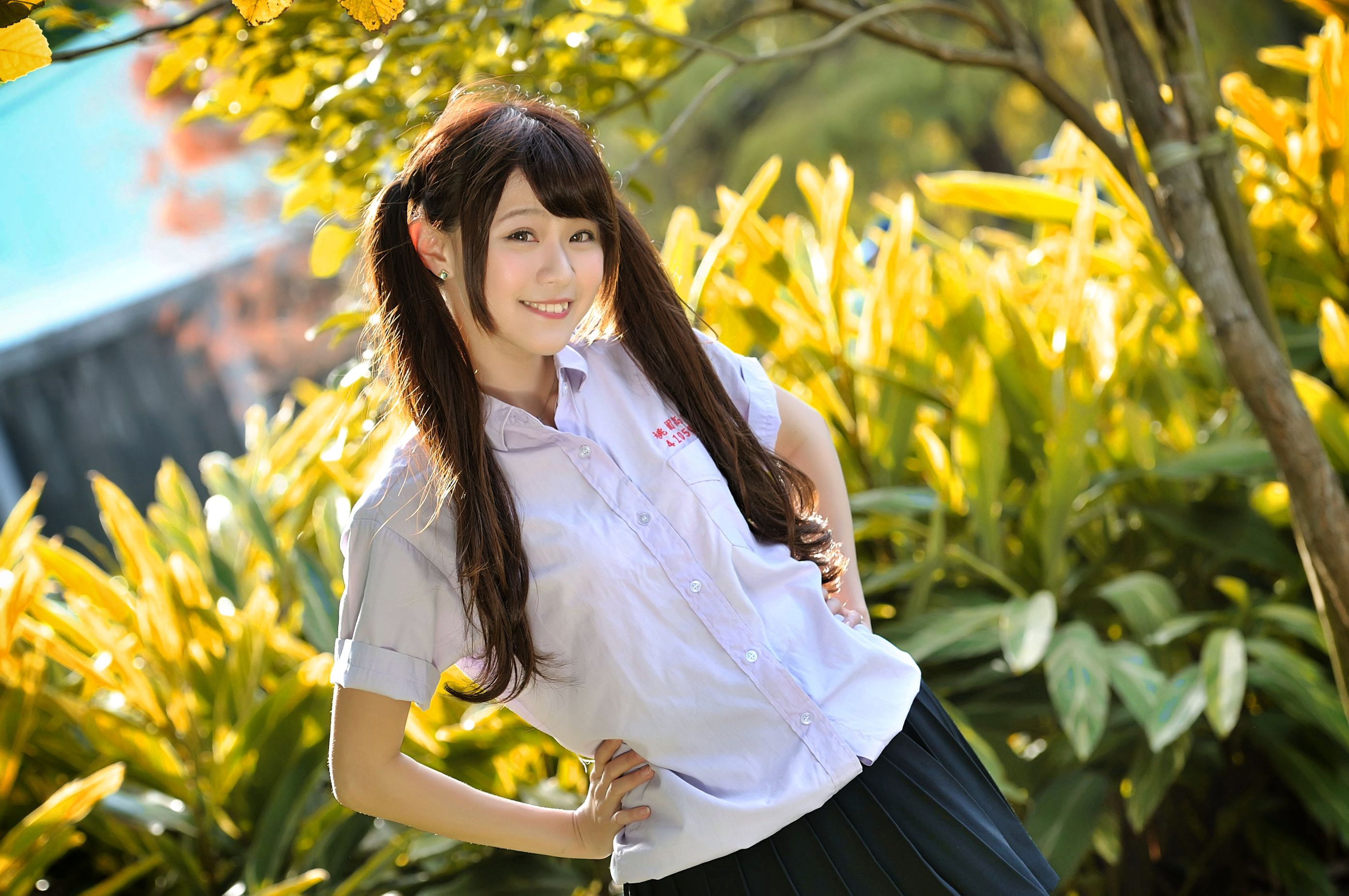 台湾美女俞瑄White/邱俞瑄《校园外拍》-图9