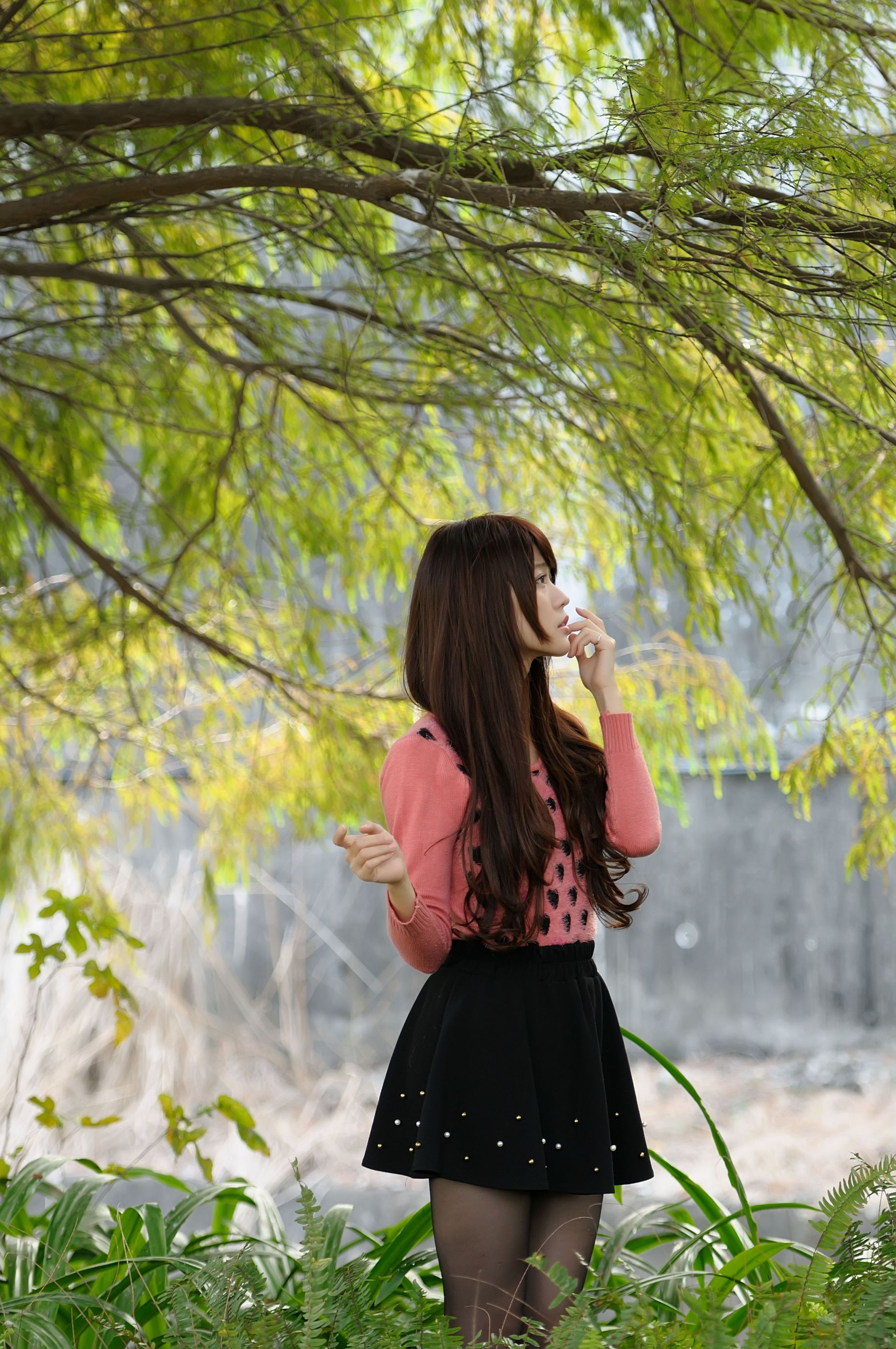 台湾美女俞瑄White/邱俞瑄《校园外拍》-图1