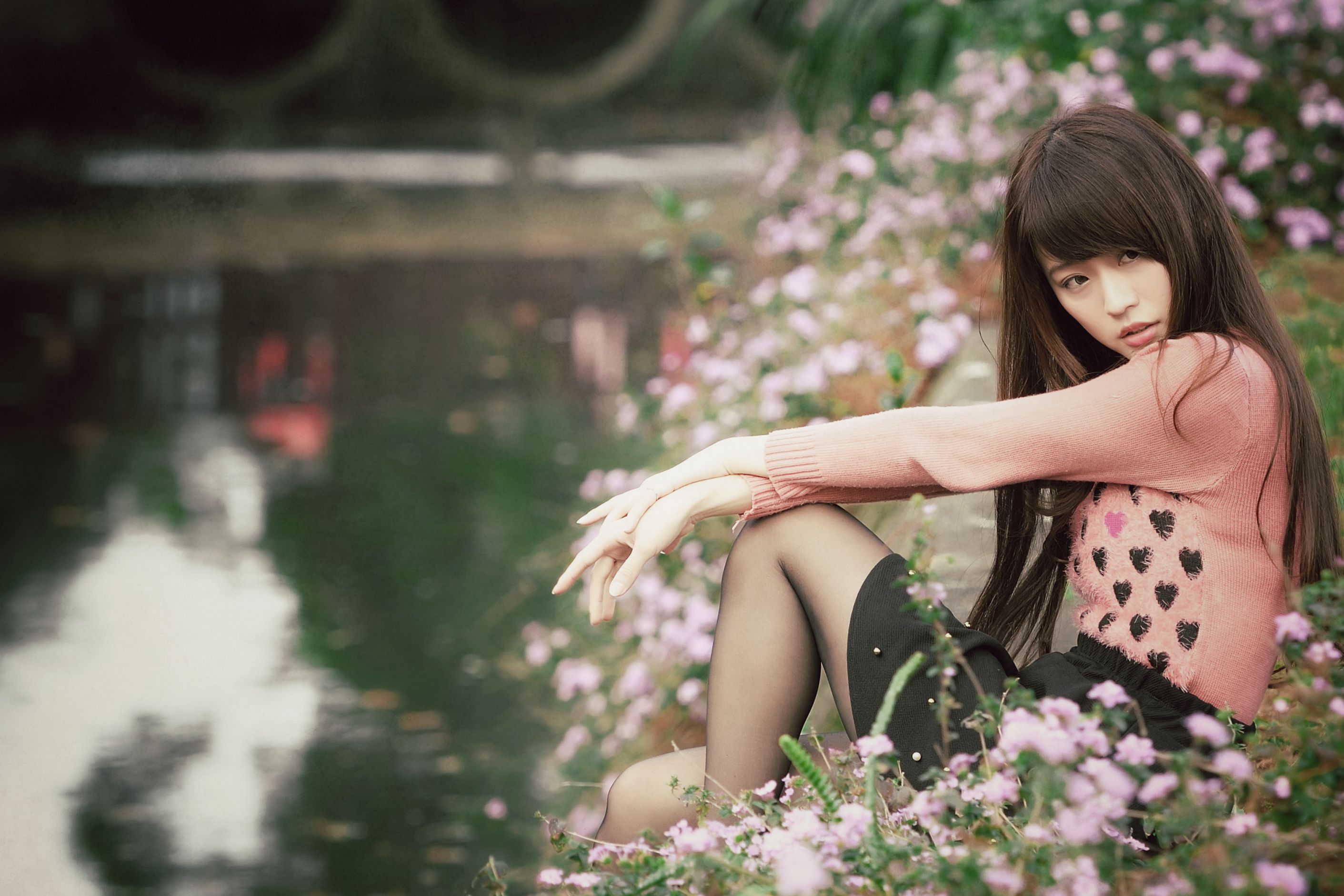 台湾美女俞瑄White/邱俞瑄《校园外拍》-图4