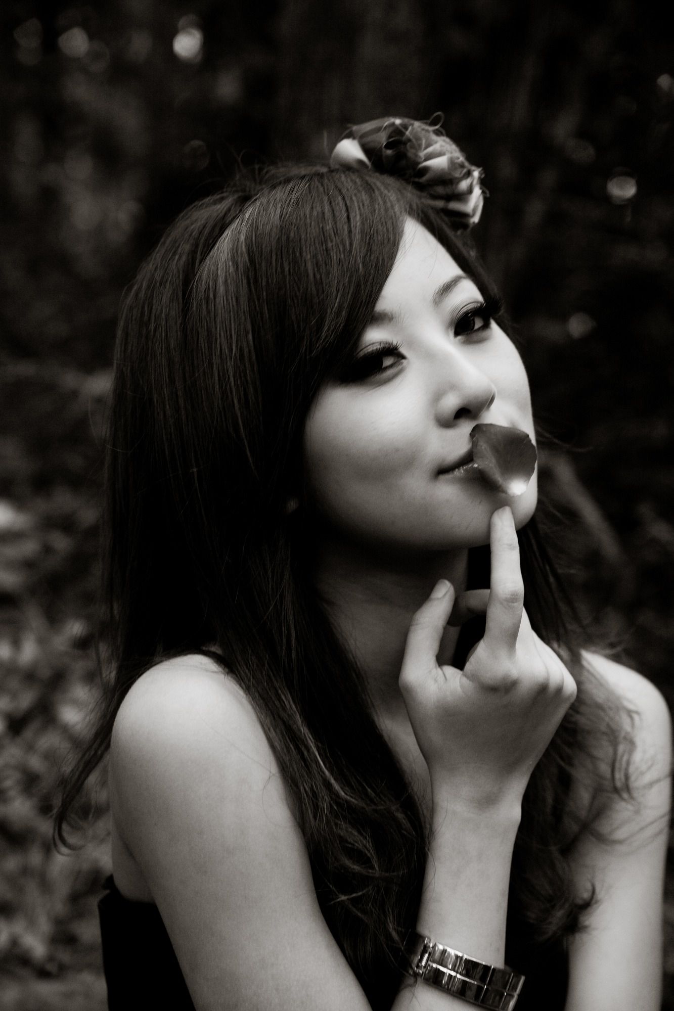 Mikako/张凯洁《白色圓舞曲x黑色執念》陽明山竹子湖外拍-图99