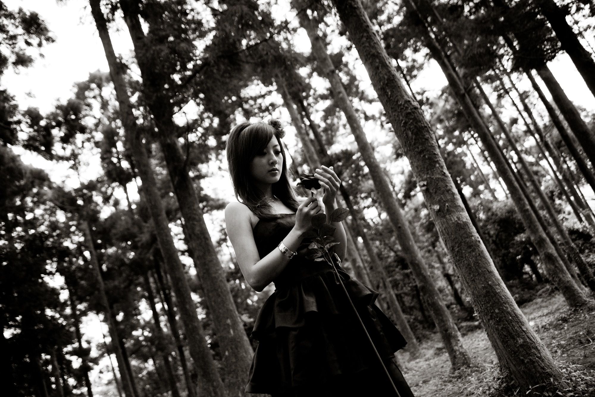 Mikako/张凯洁《白色圓舞曲x黑色執念》陽明山竹子湖外拍-图111