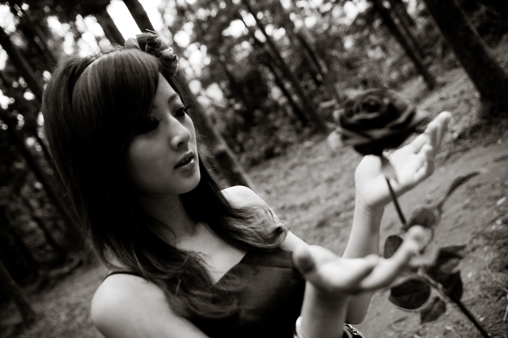 Mikako/张凯洁《白色圓舞曲x黑色執念》陽明山竹子湖外拍-图112