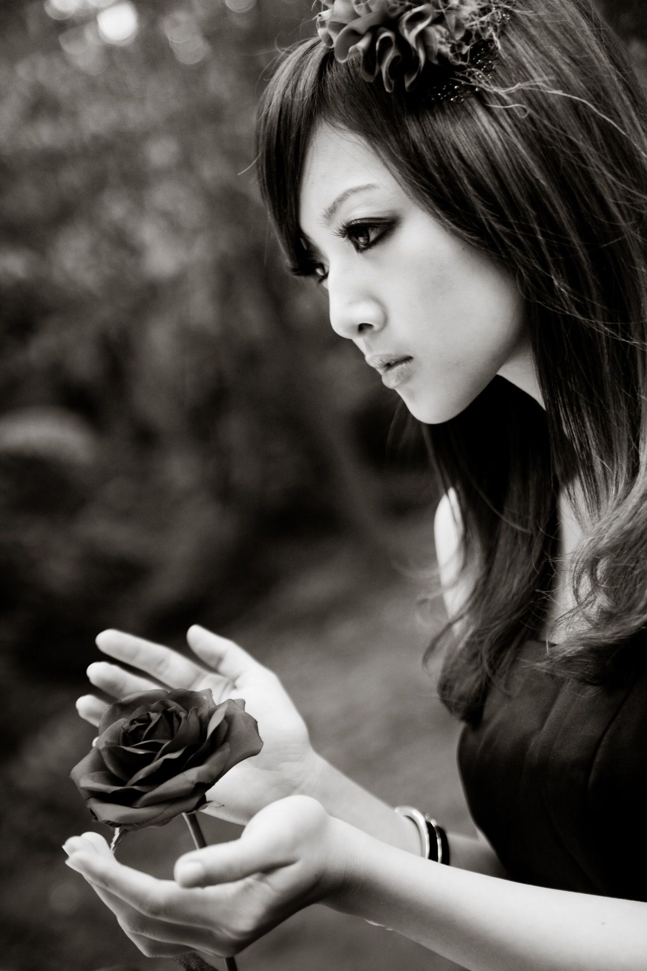 Mikako/张凯洁《白色圓舞曲x黑色執念》陽明山竹子湖外拍-图114