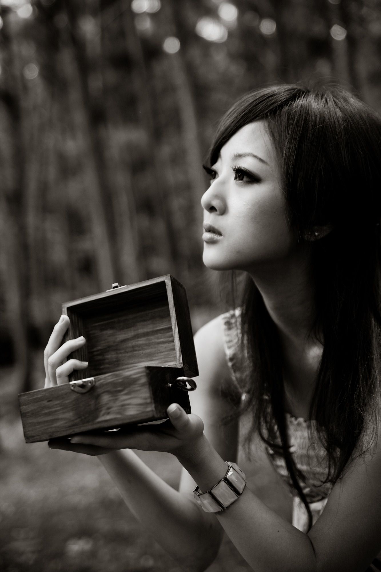 Mikako/张凯洁《白色圓舞曲x黑色執念》陽明山竹子湖外拍-图11