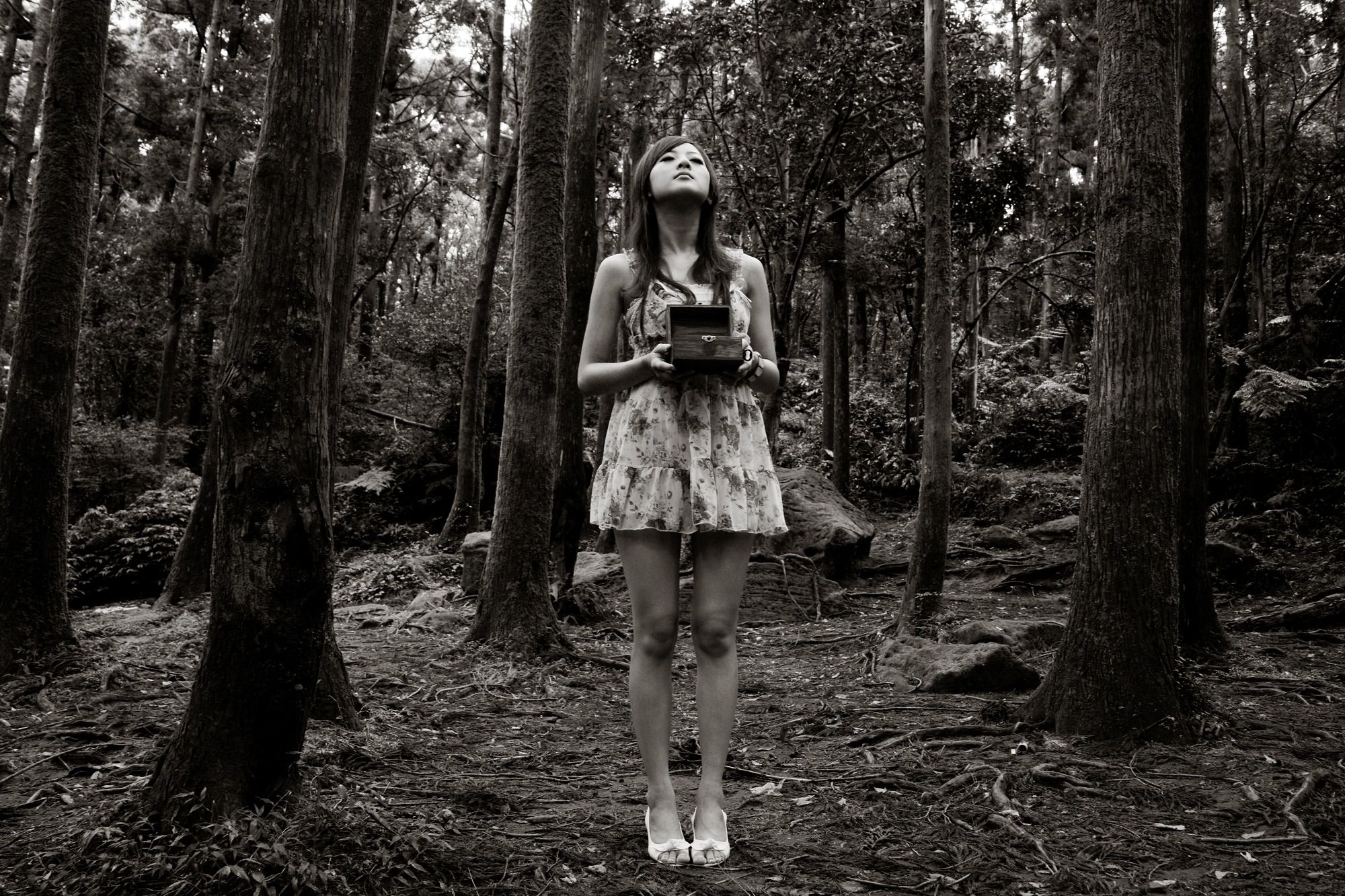 Mikako/张凯洁《白色圓舞曲x黑色執念》陽明山竹子湖外拍-图14