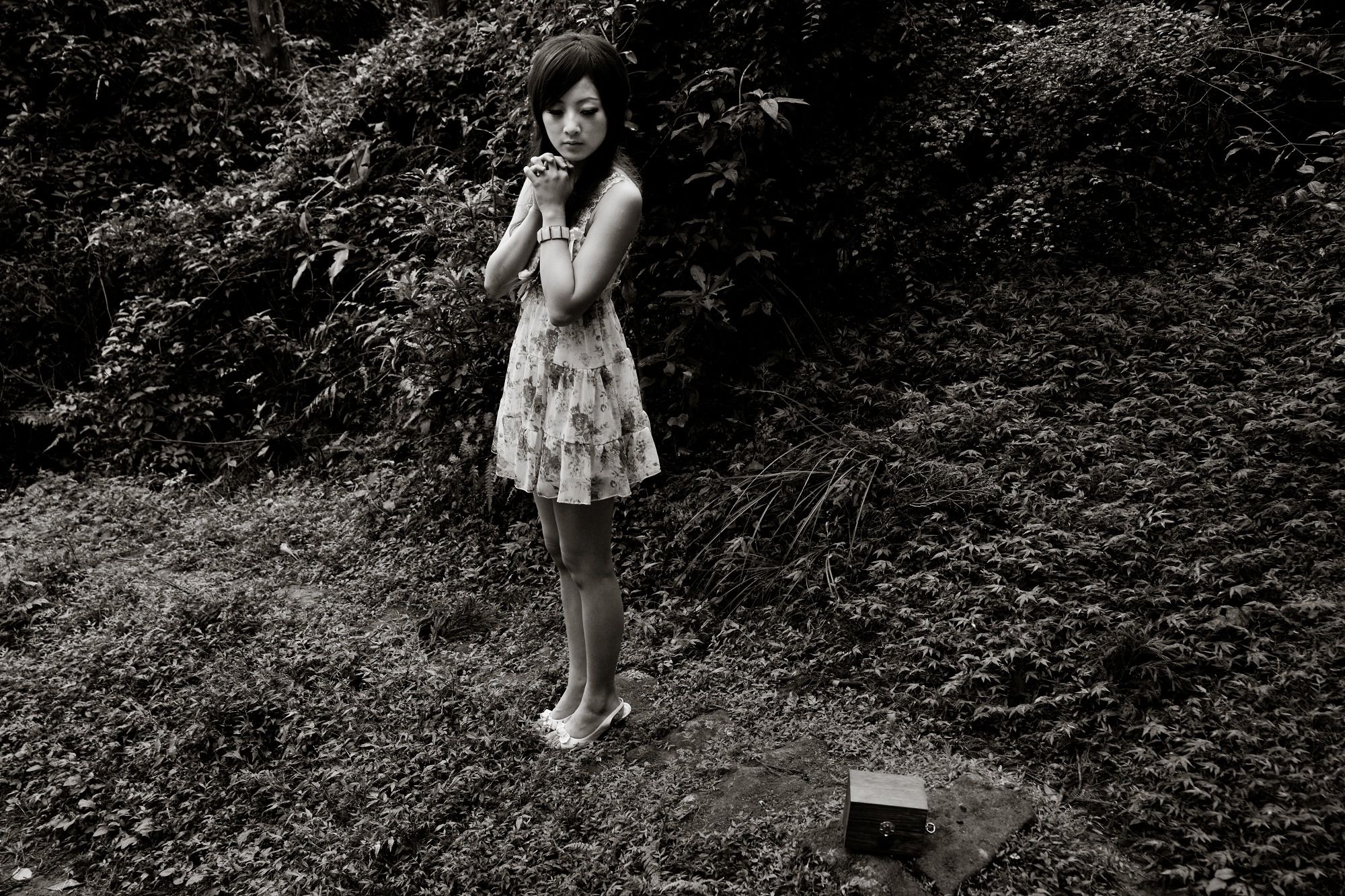 Mikako/张凯洁《白色圓舞曲x黑色執念》陽明山竹子湖外拍-图17