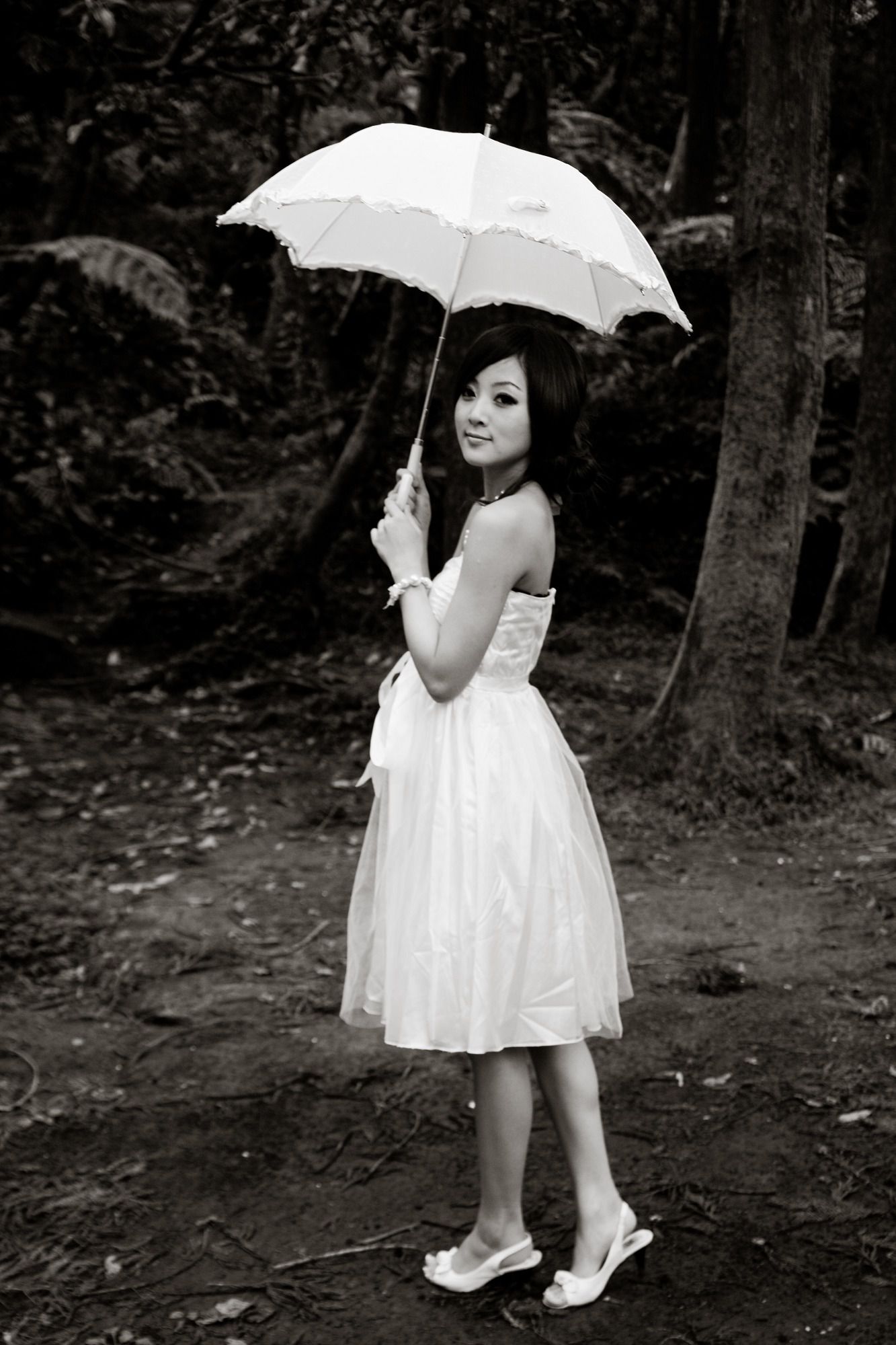 Mikako/张凯洁《白色圓舞曲x黑色執念》陽明山竹子湖外拍-图20