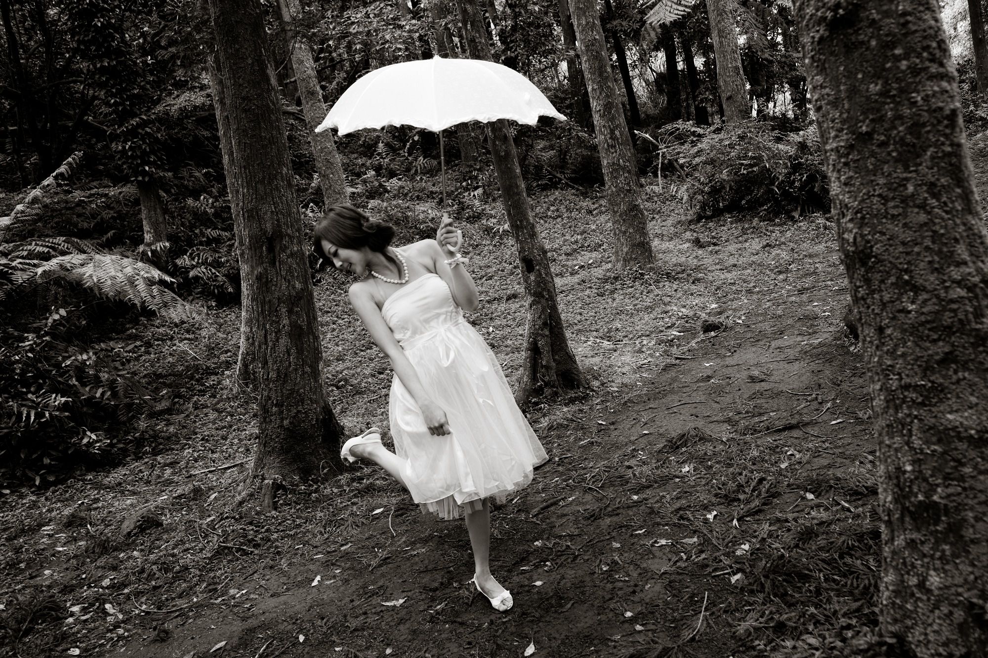 Mikako/张凯洁《白色圓舞曲x黑色執念》陽明山竹子湖外拍-图23