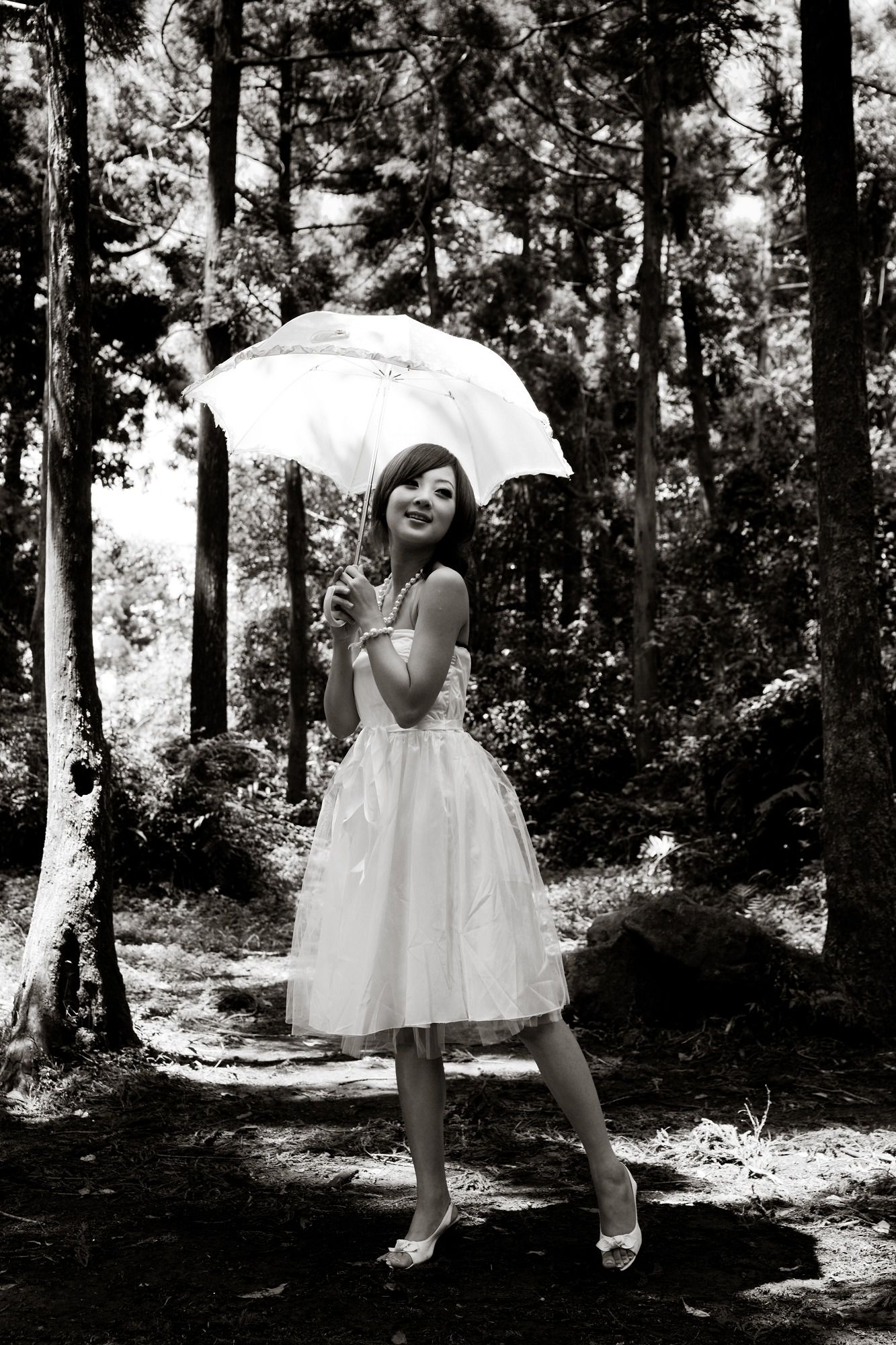 Mikako/张凯洁《白色圓舞曲x黑色執念》陽明山竹子湖外拍-图30