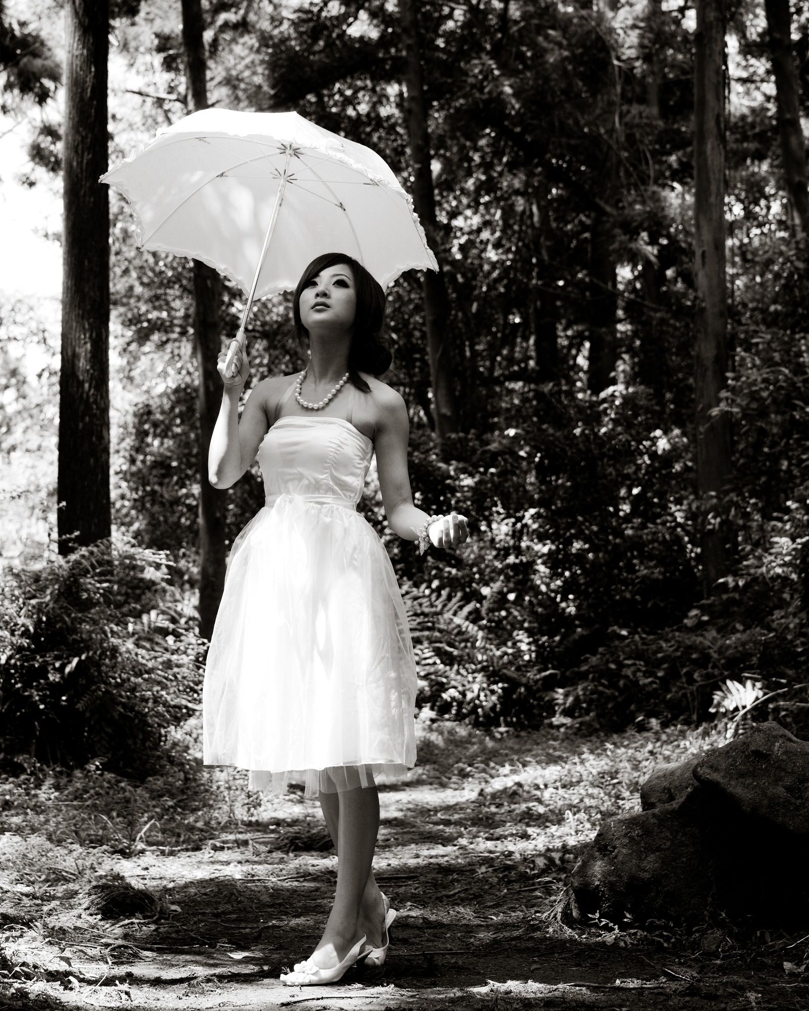 Mikako/张凯洁《白色圓舞曲x黑色執念》陽明山竹子湖外拍-图32