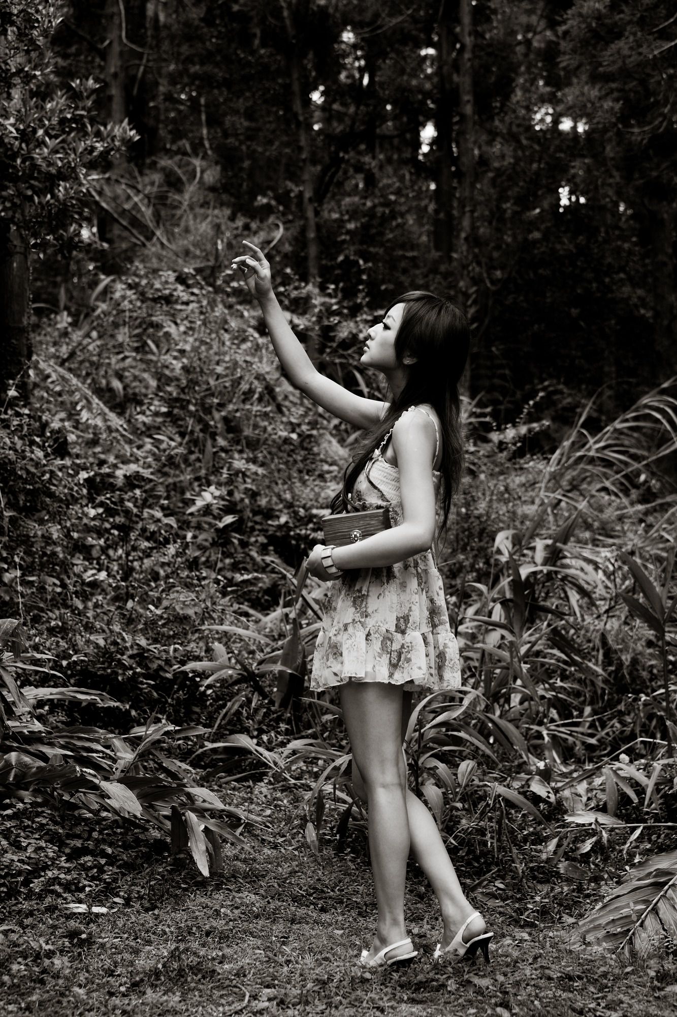 Mikako/张凯洁《白色圓舞曲x黑色執念》陽明山竹子湖外拍-图3