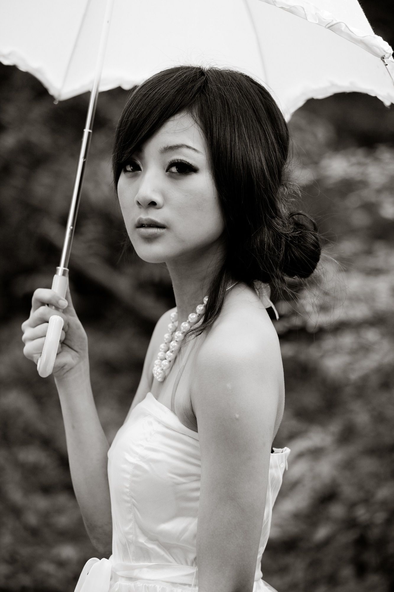 Mikako/张凯洁《白色圓舞曲x黑色執念》陽明山竹子湖外拍-图39