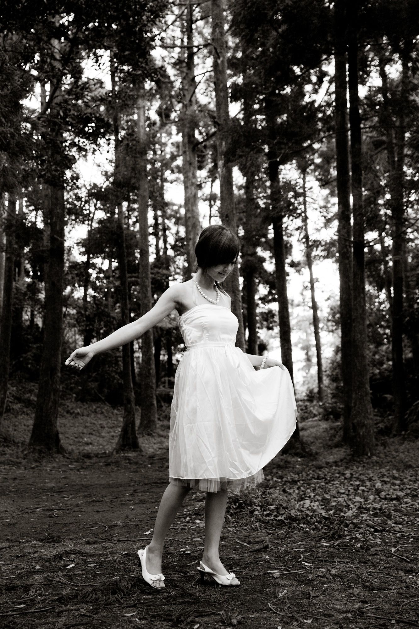 Mikako/张凯洁《白色圓舞曲x黑色執念》陽明山竹子湖外拍-图40