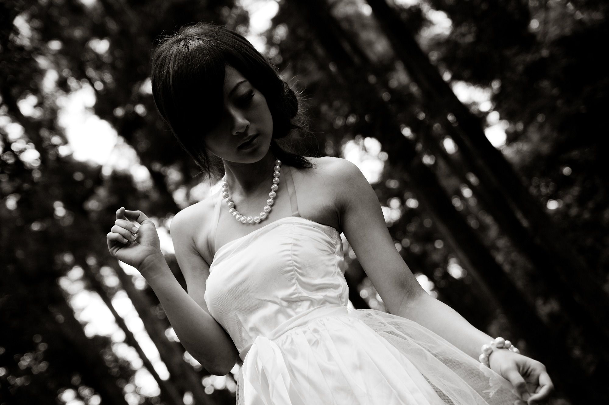 Mikako/张凯洁《白色圓舞曲x黑色執念》陽明山竹子湖外拍-图44