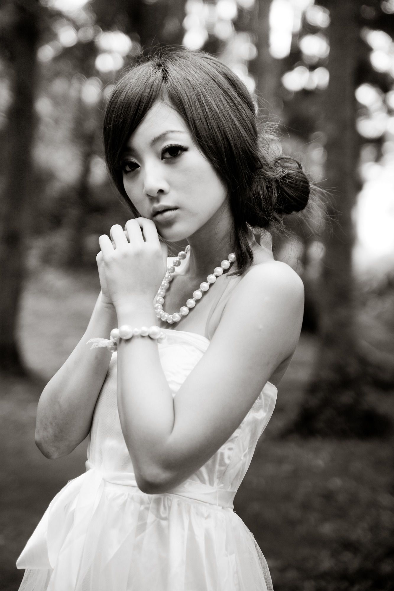 Mikako/张凯洁《白色圓舞曲x黑色執念》陽明山竹子湖外拍-图46