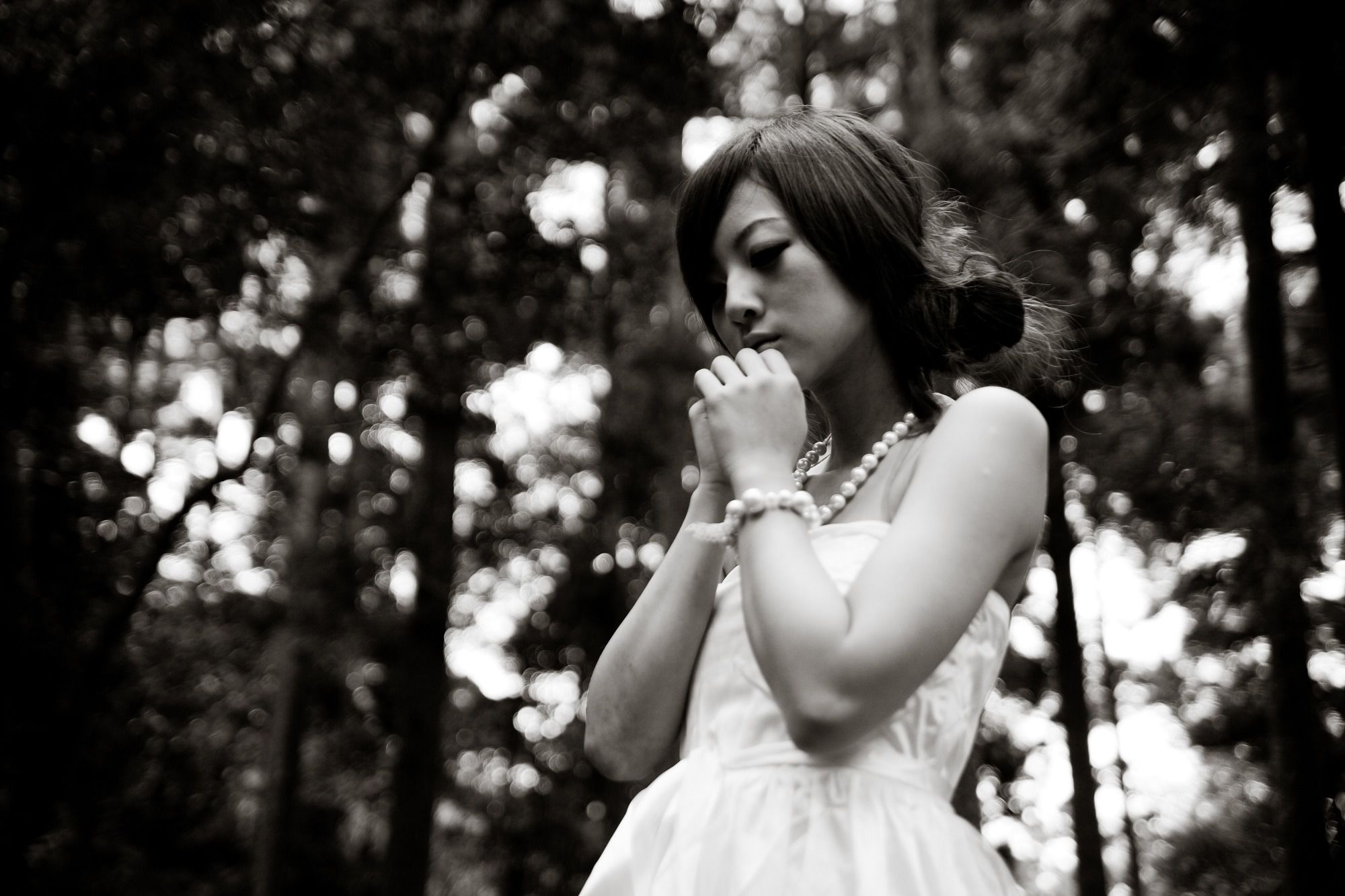 Mikako/张凯洁《白色圓舞曲x黑色執念》陽明山竹子湖外拍-图47