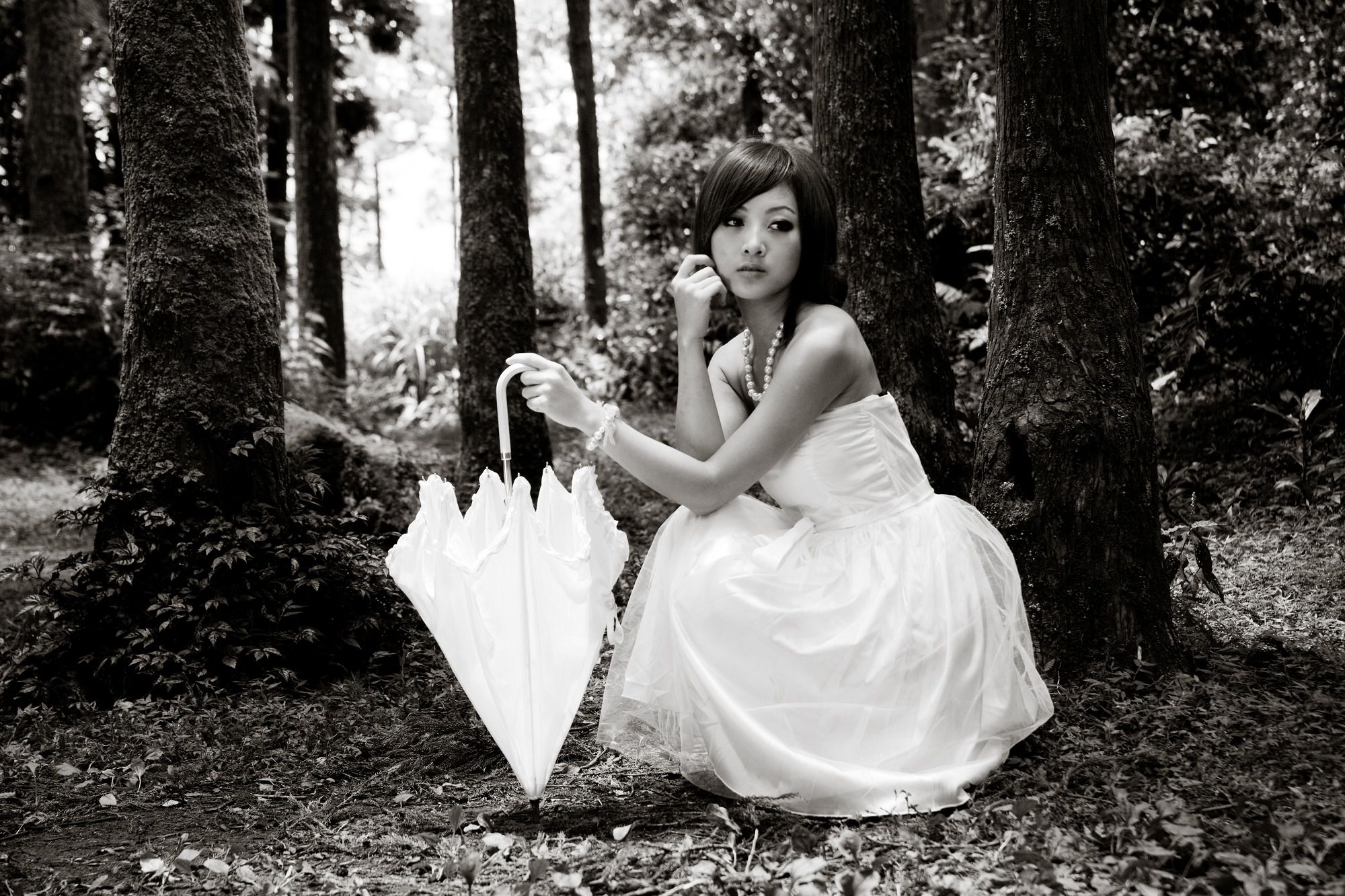Mikako/张凯洁《白色圓舞曲x黑色執念》陽明山竹子湖外拍-图51